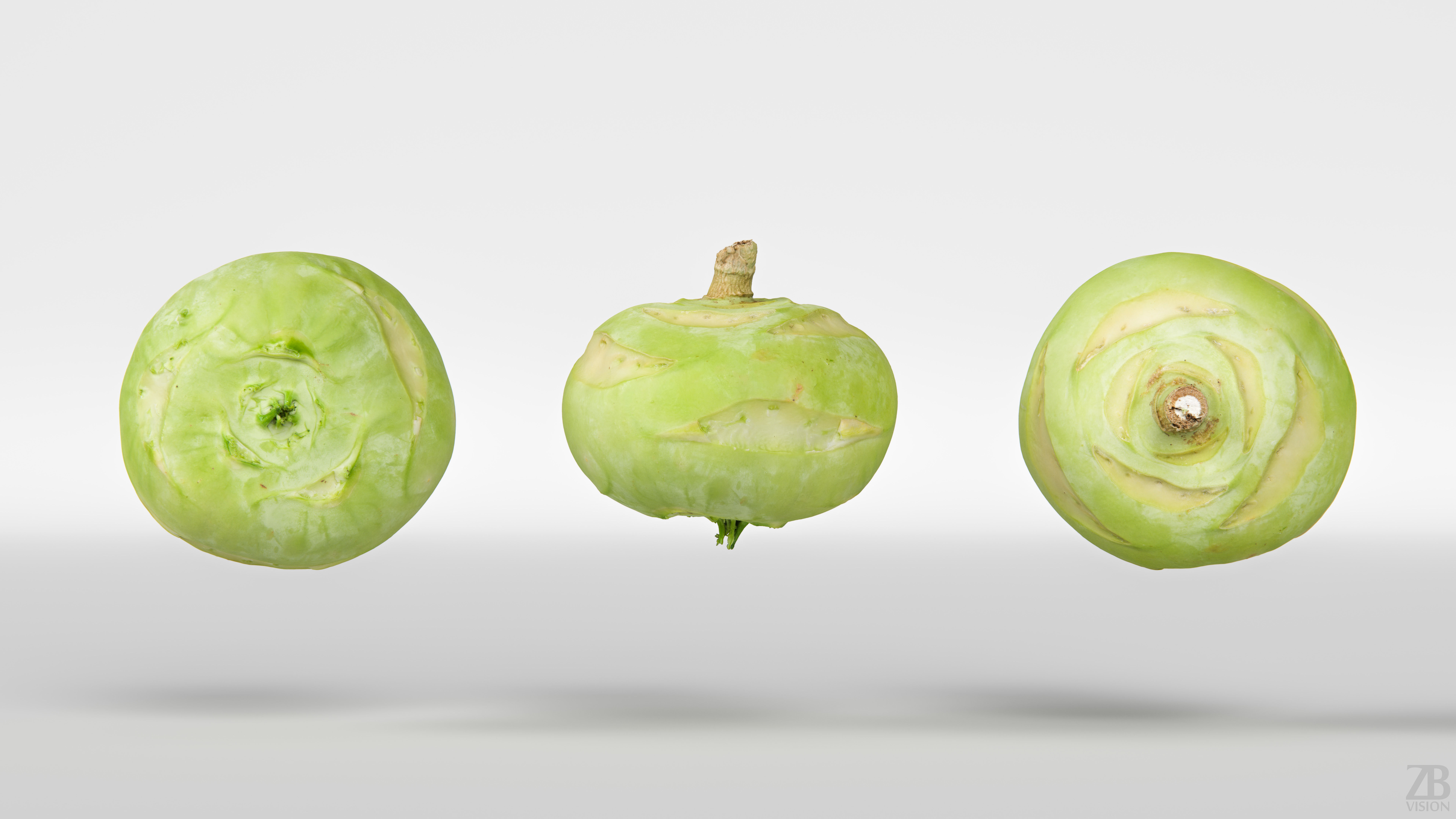 Kohlrabi 3D model_4