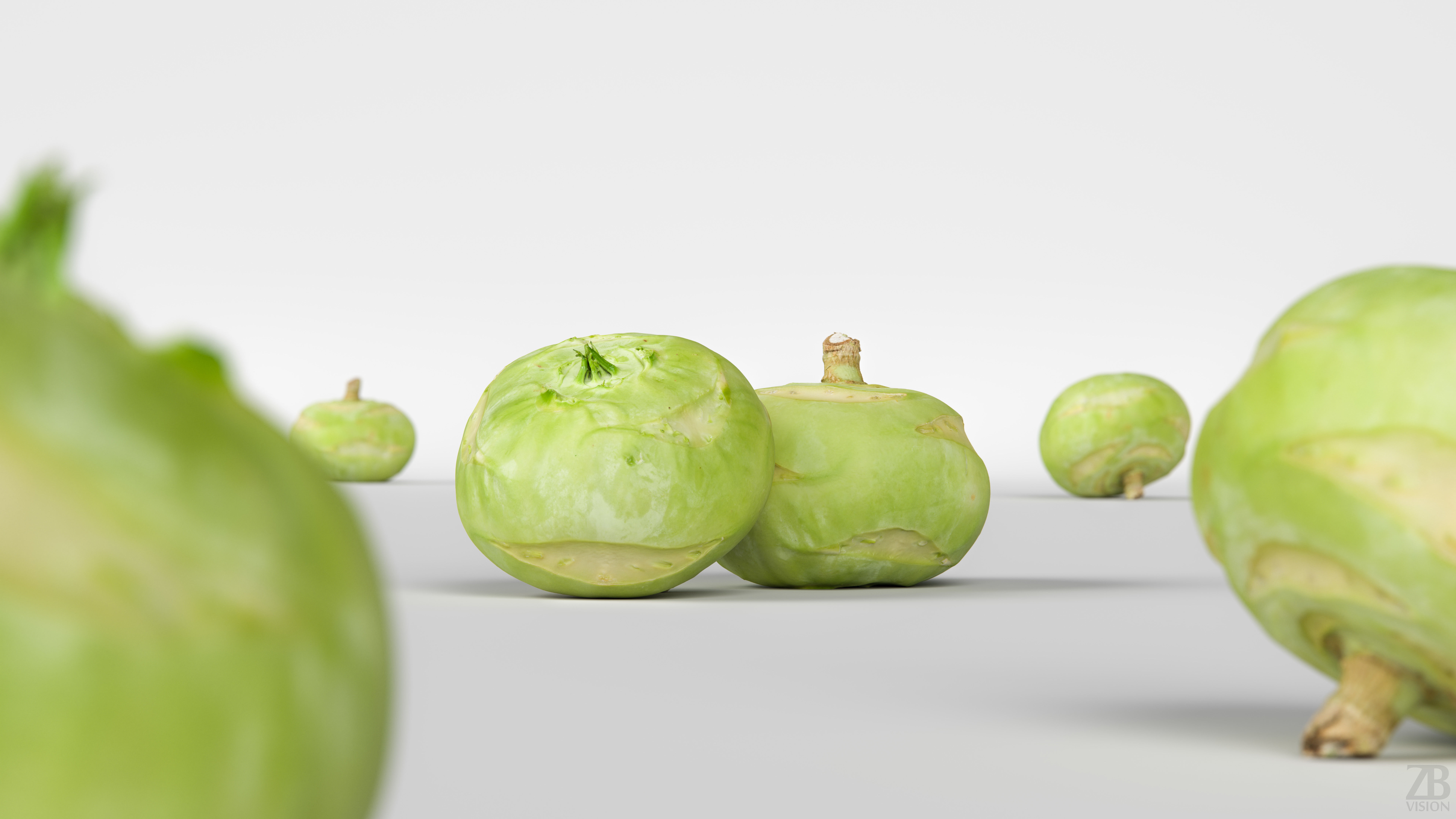 Kohlrabi 3D model_1