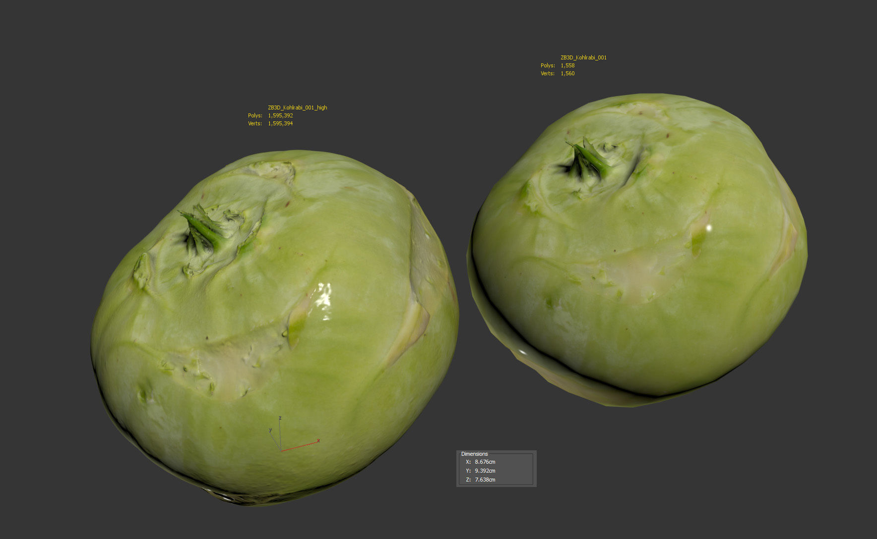 Kohlrabi 3D model_8