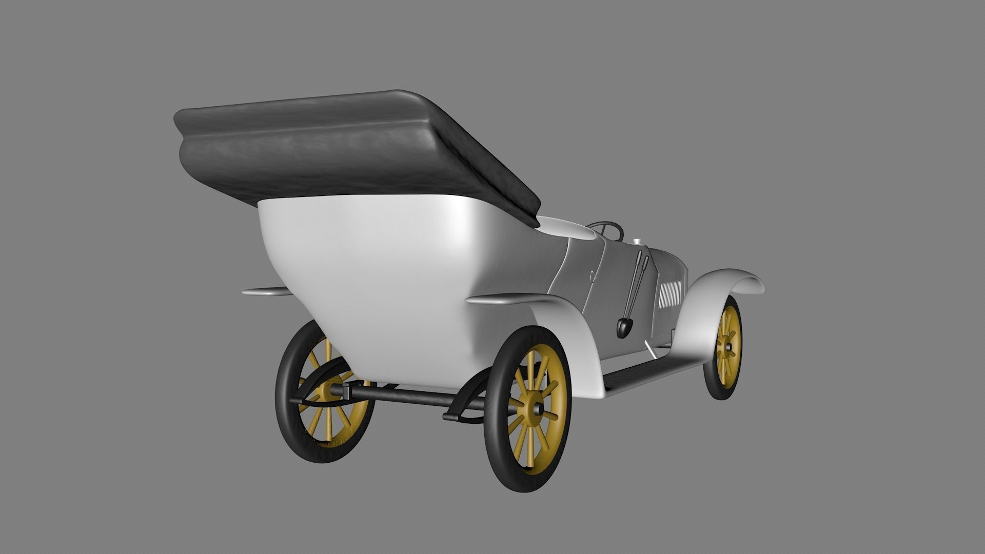 Old car 3D model_3