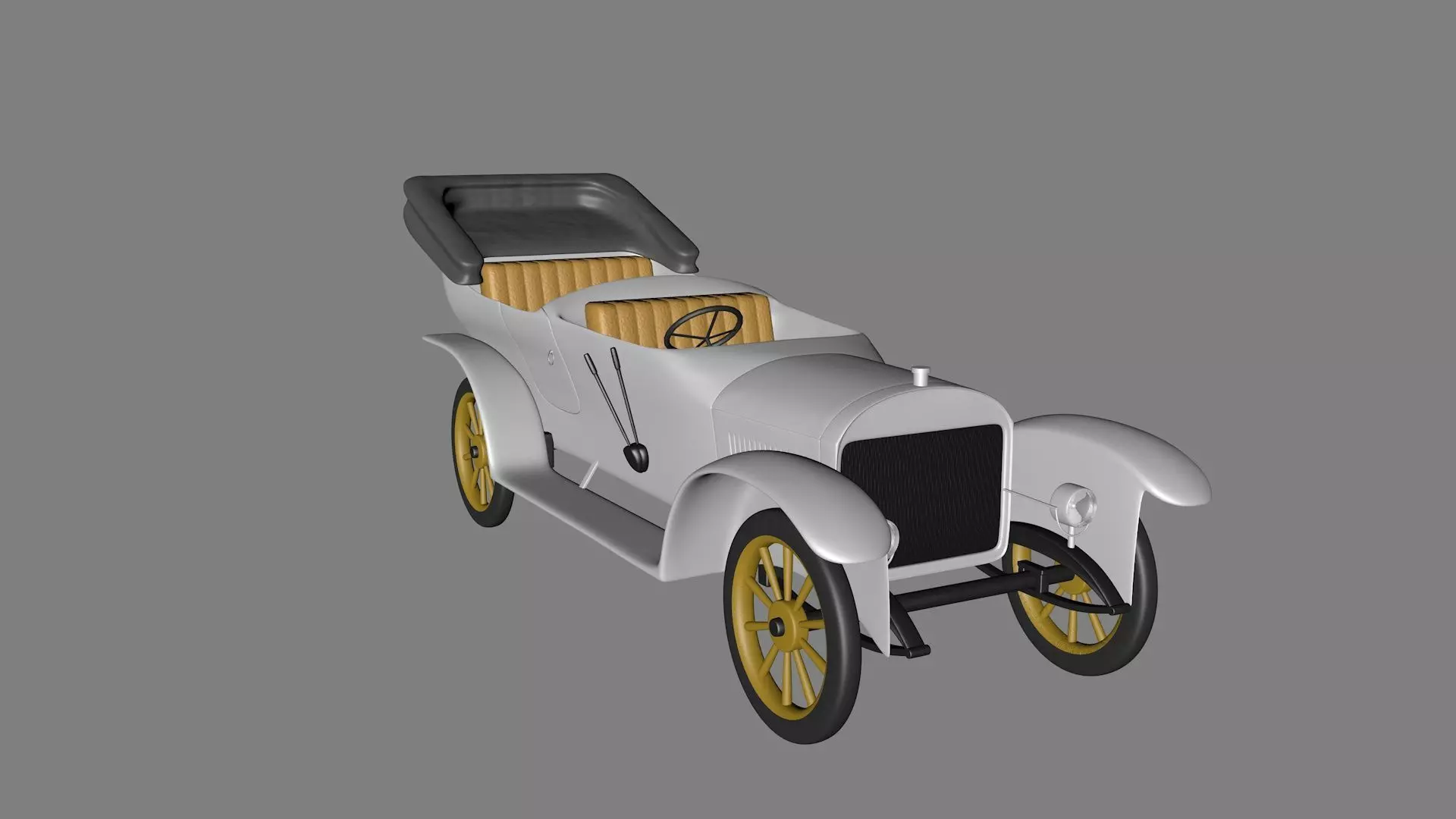 Old car 3D model_0