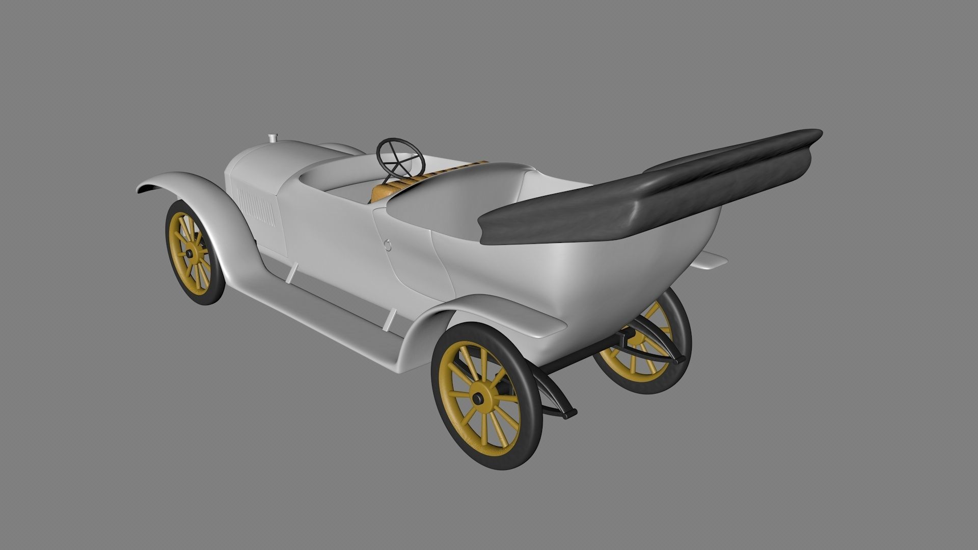 Old car 3D model_2