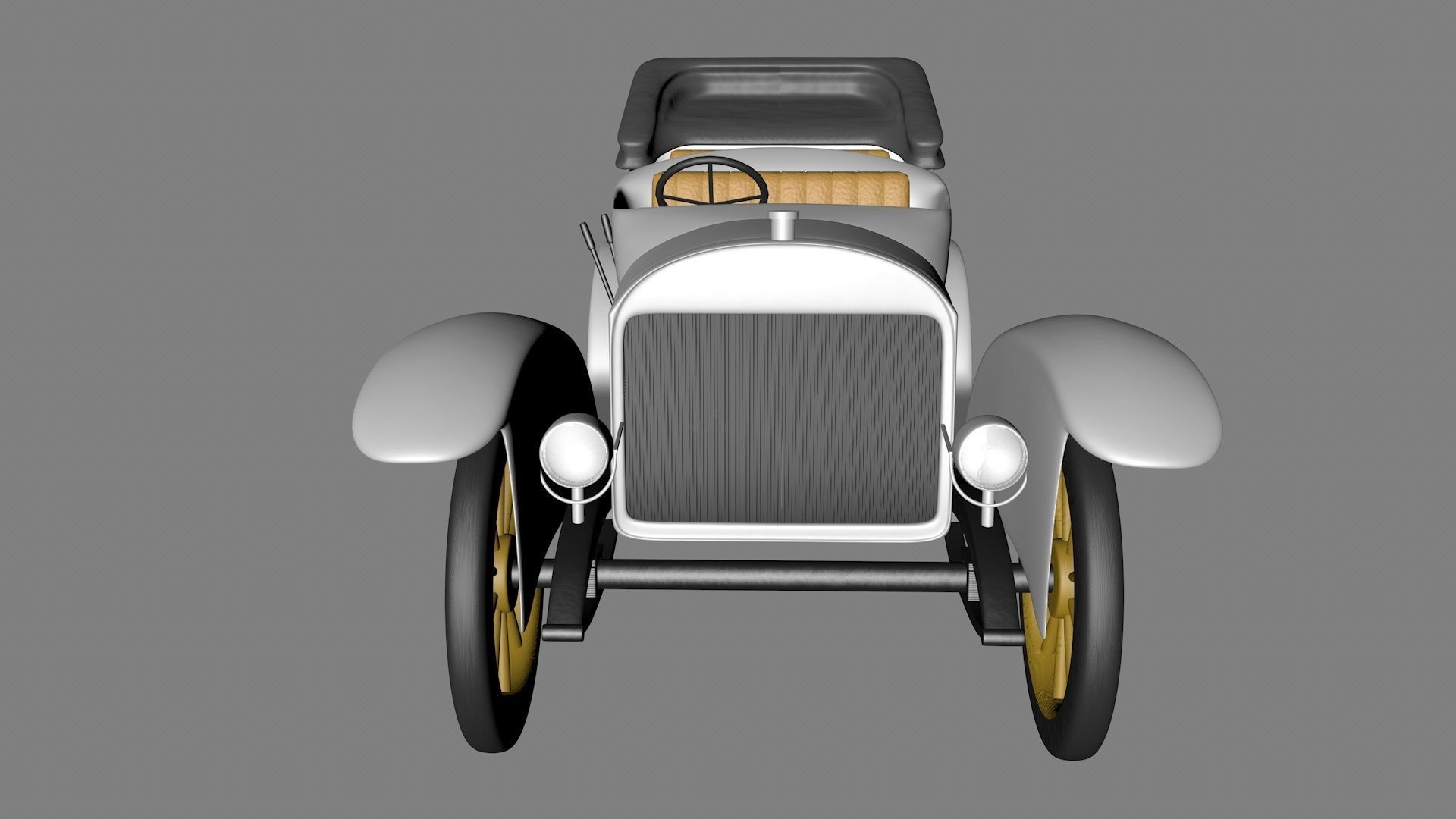 Old car 3D model_4