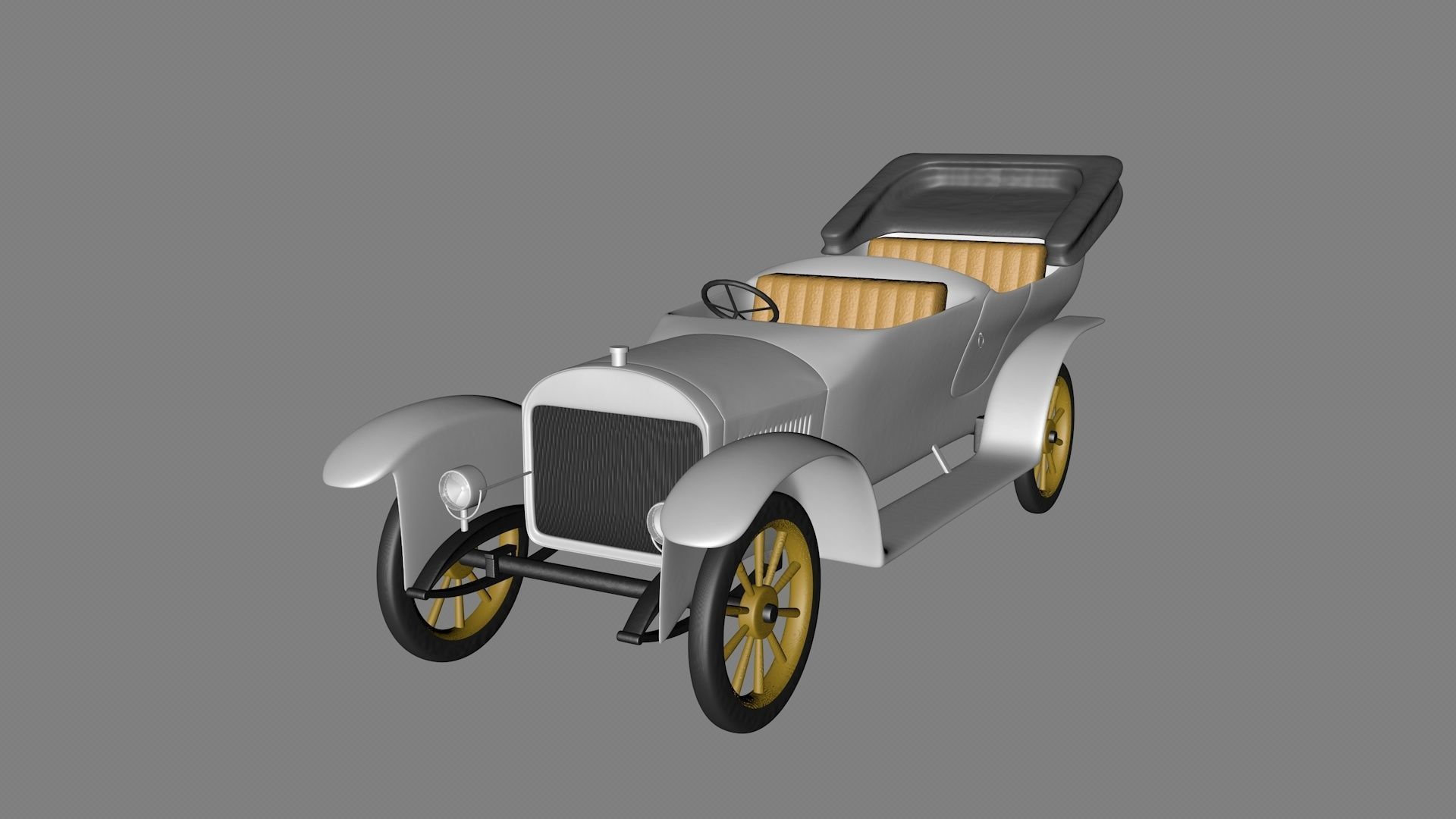 Old car 3D model_1
