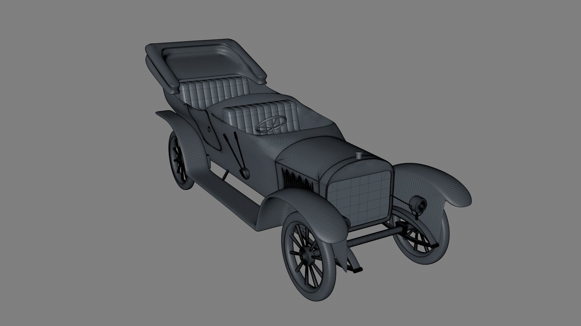 Old car 3D model_7