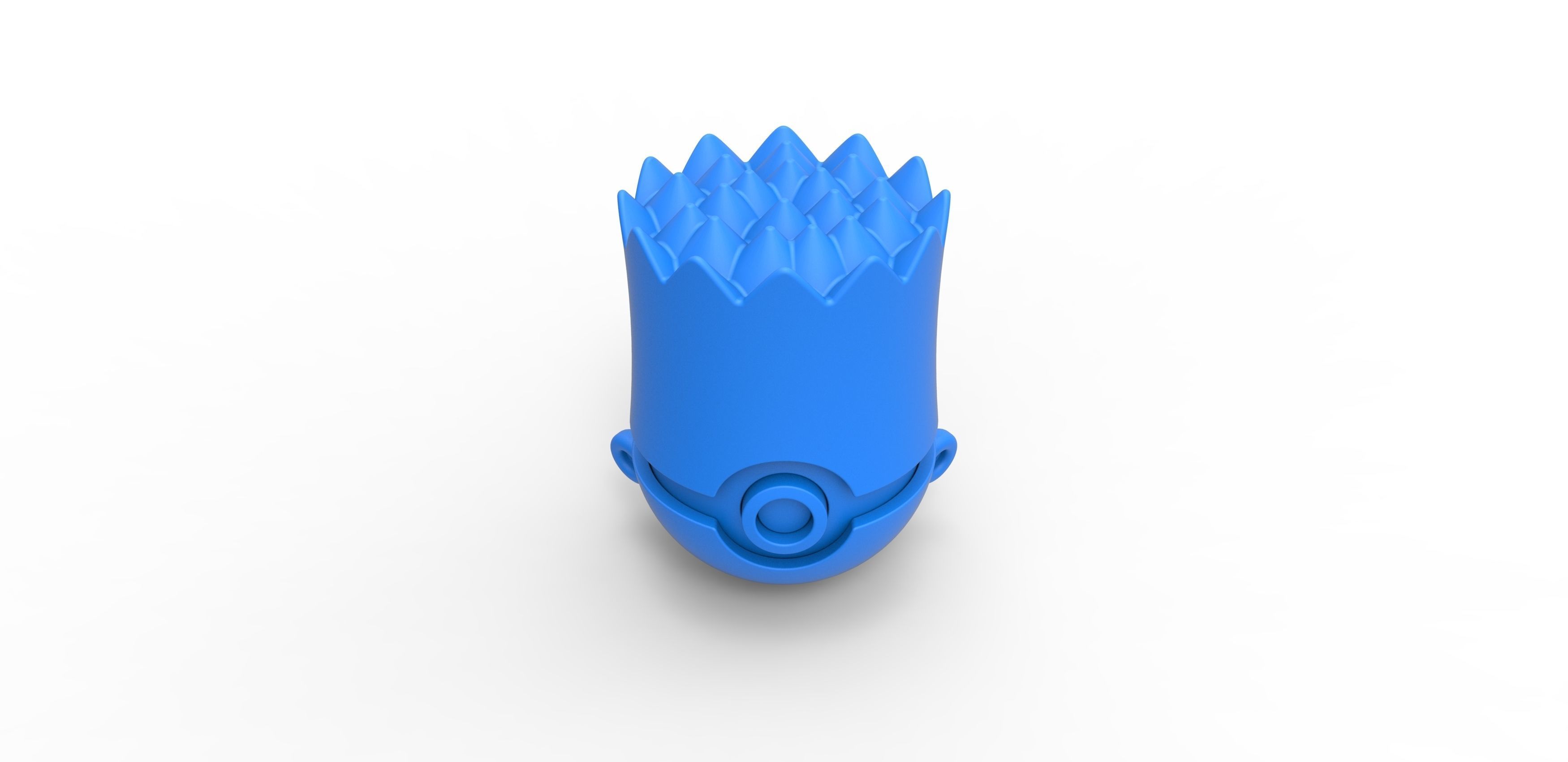Bart Simpson orb 3D print model_11