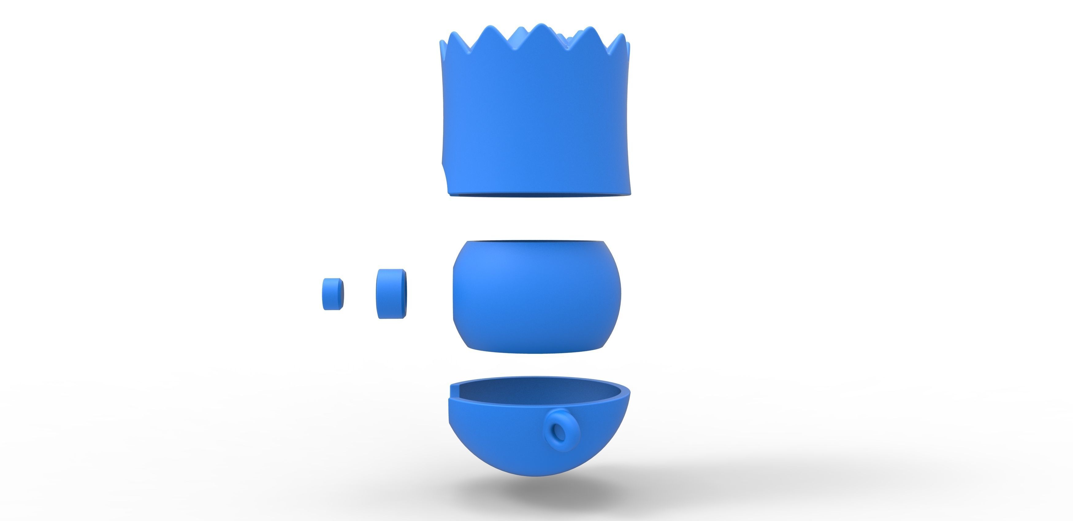 Bart Simpson orb 3D print model_19