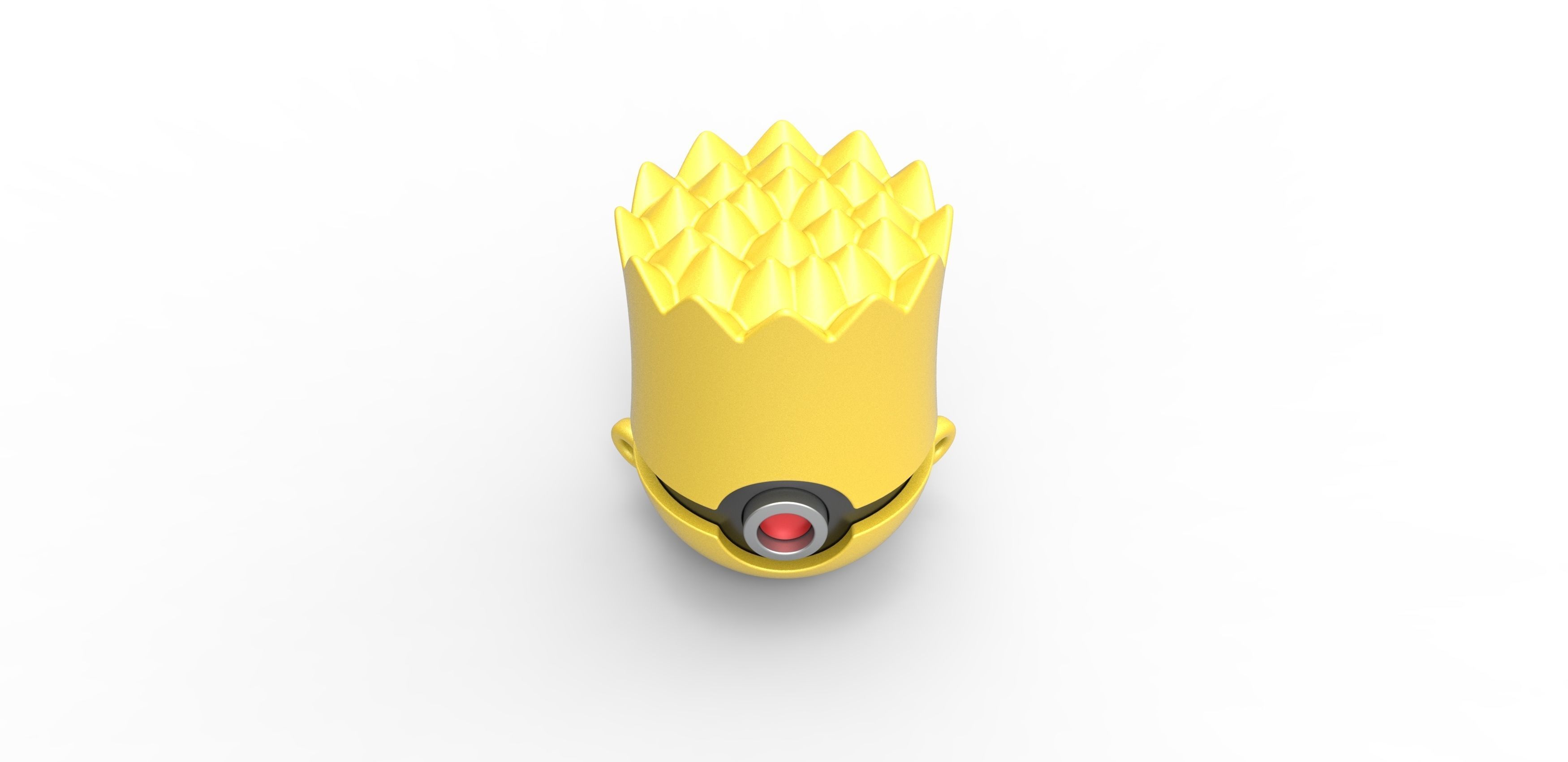 Bart Simpson orb 3D print model_3