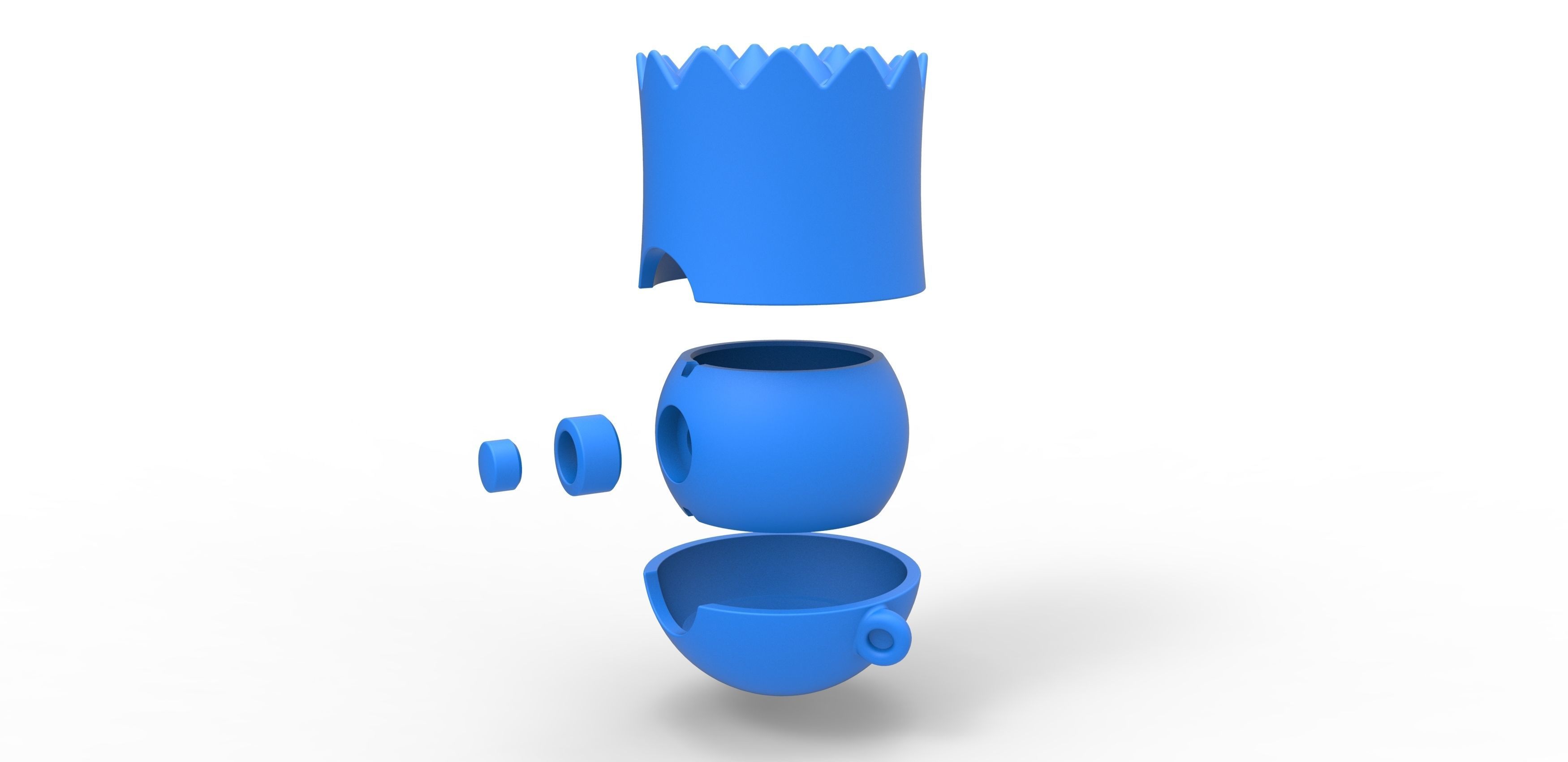 Bart Simpson orb 3D print model_16