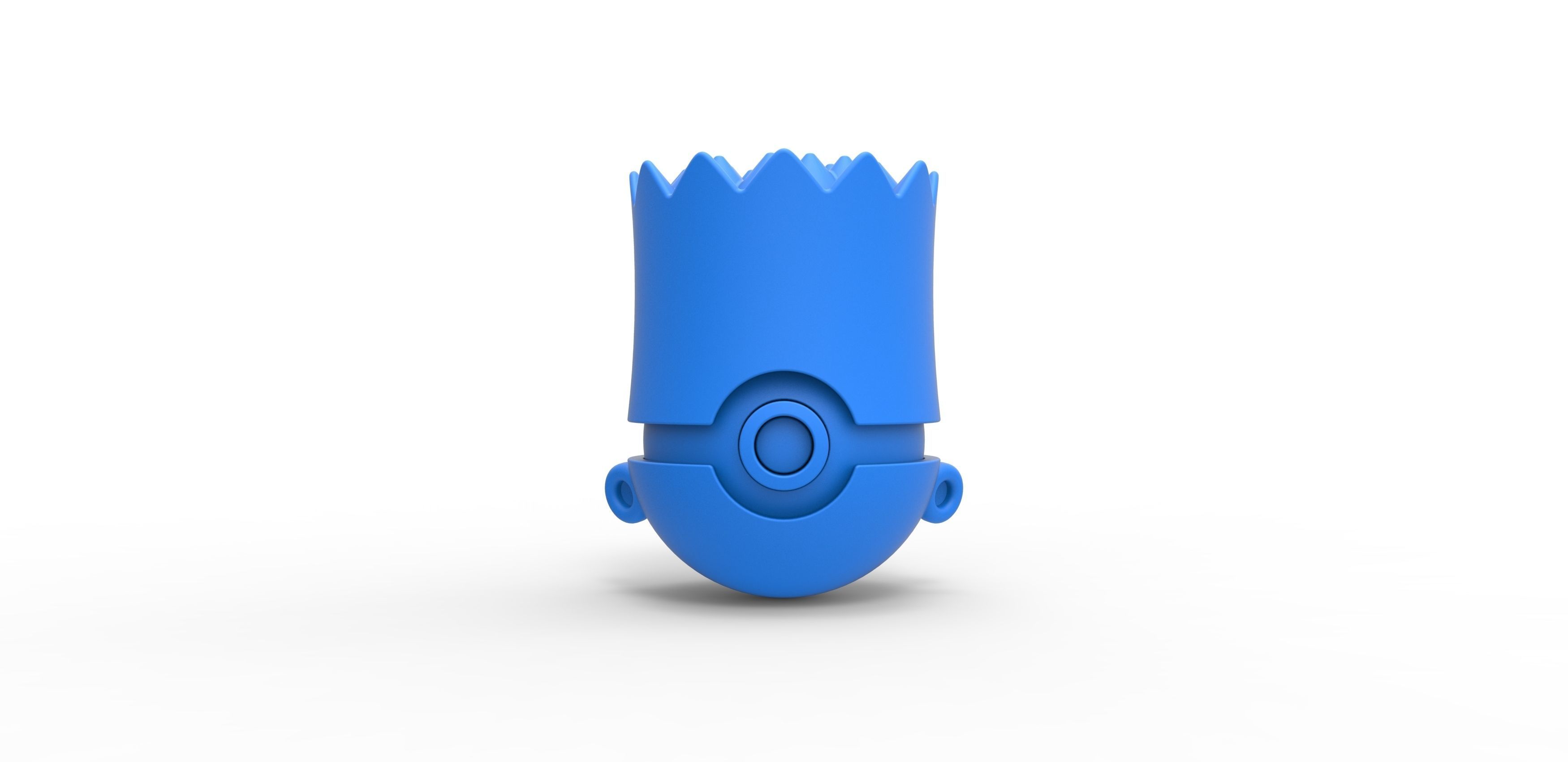 Bart Simpson orb 3D print model_10