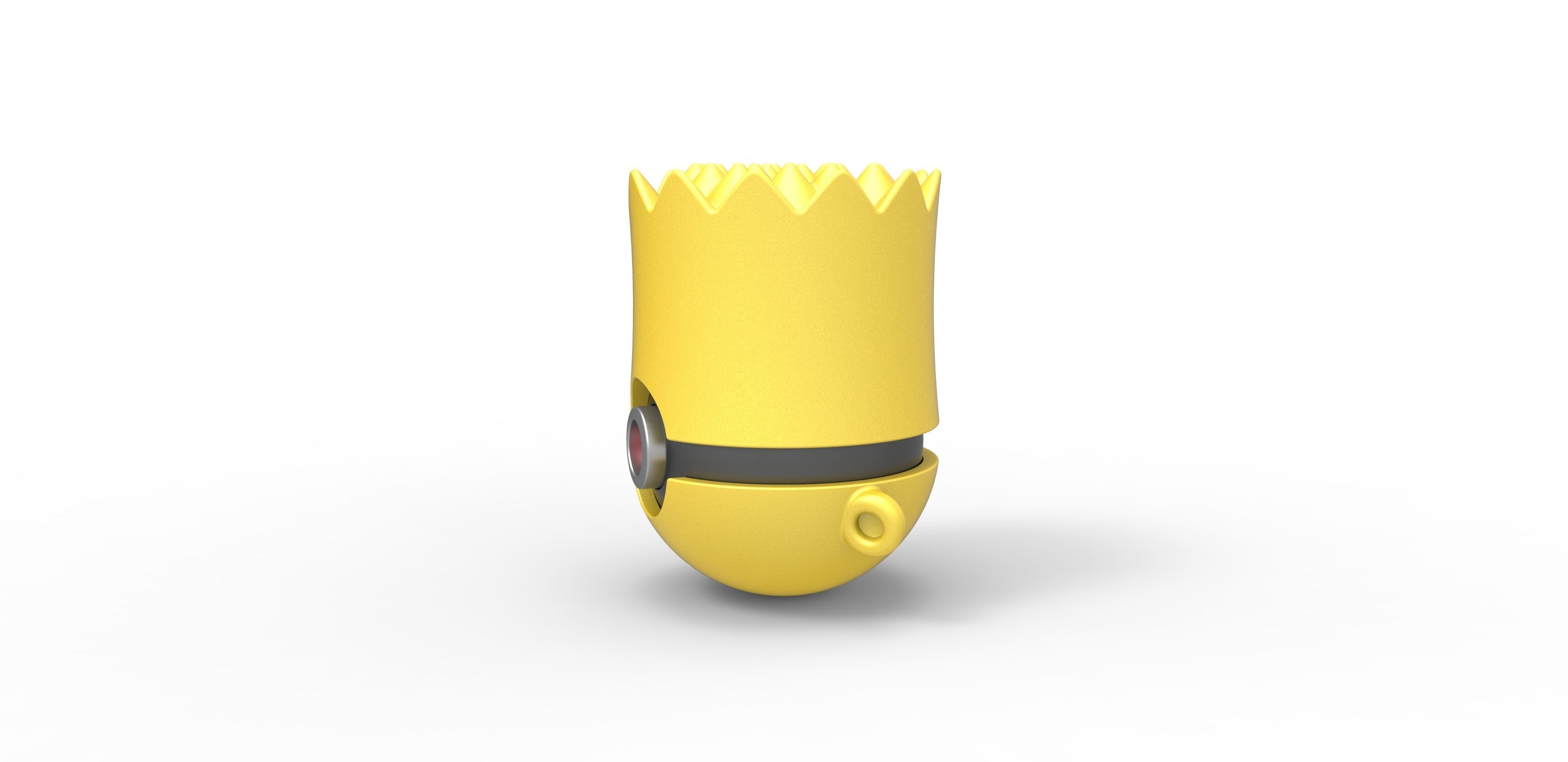 Bart Simpson orb 3D print model_5