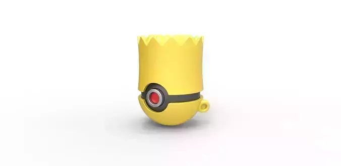 Bart Simpson orb 3D print model