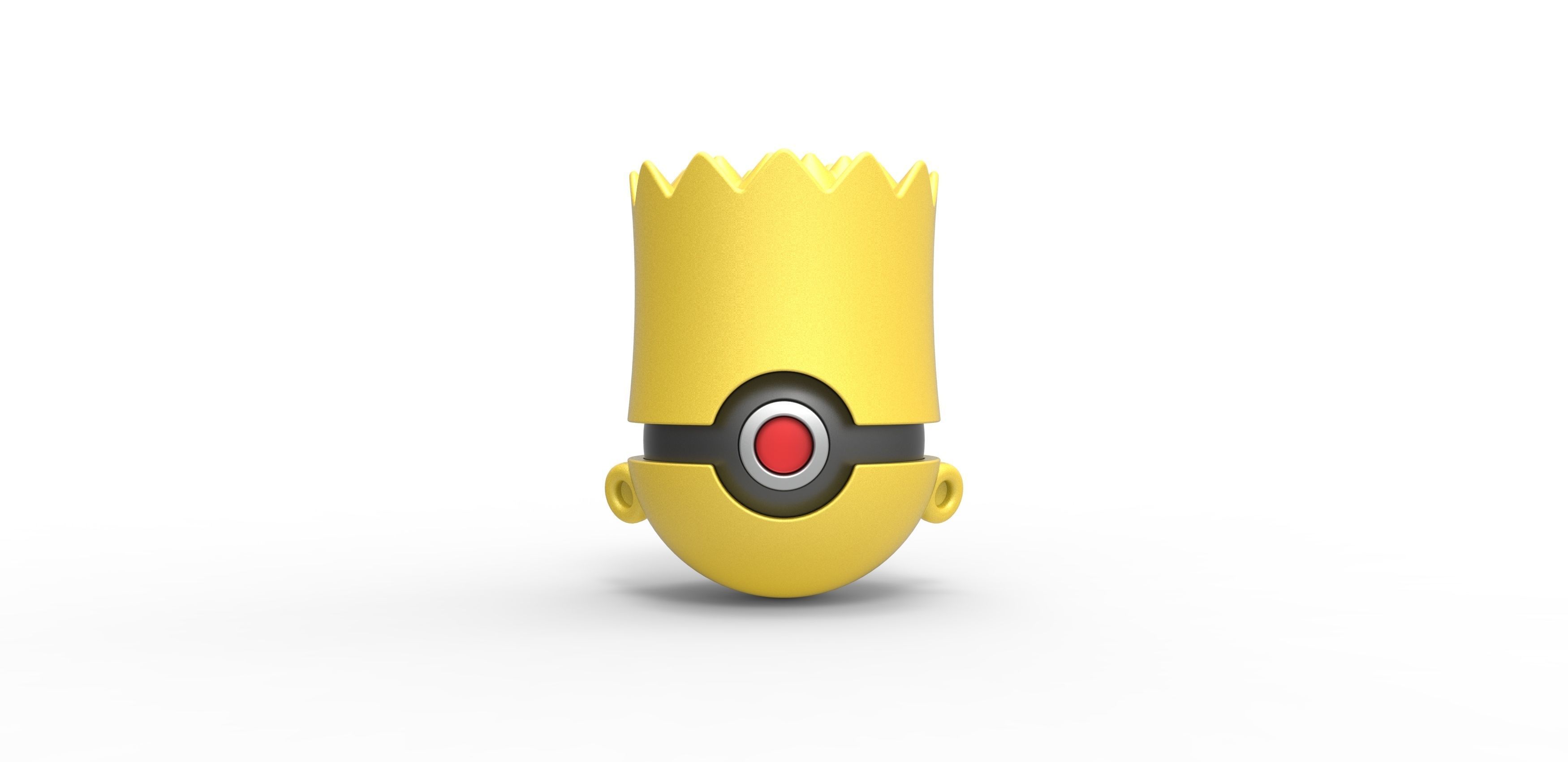 Bart Simpson orb 3D print model_2