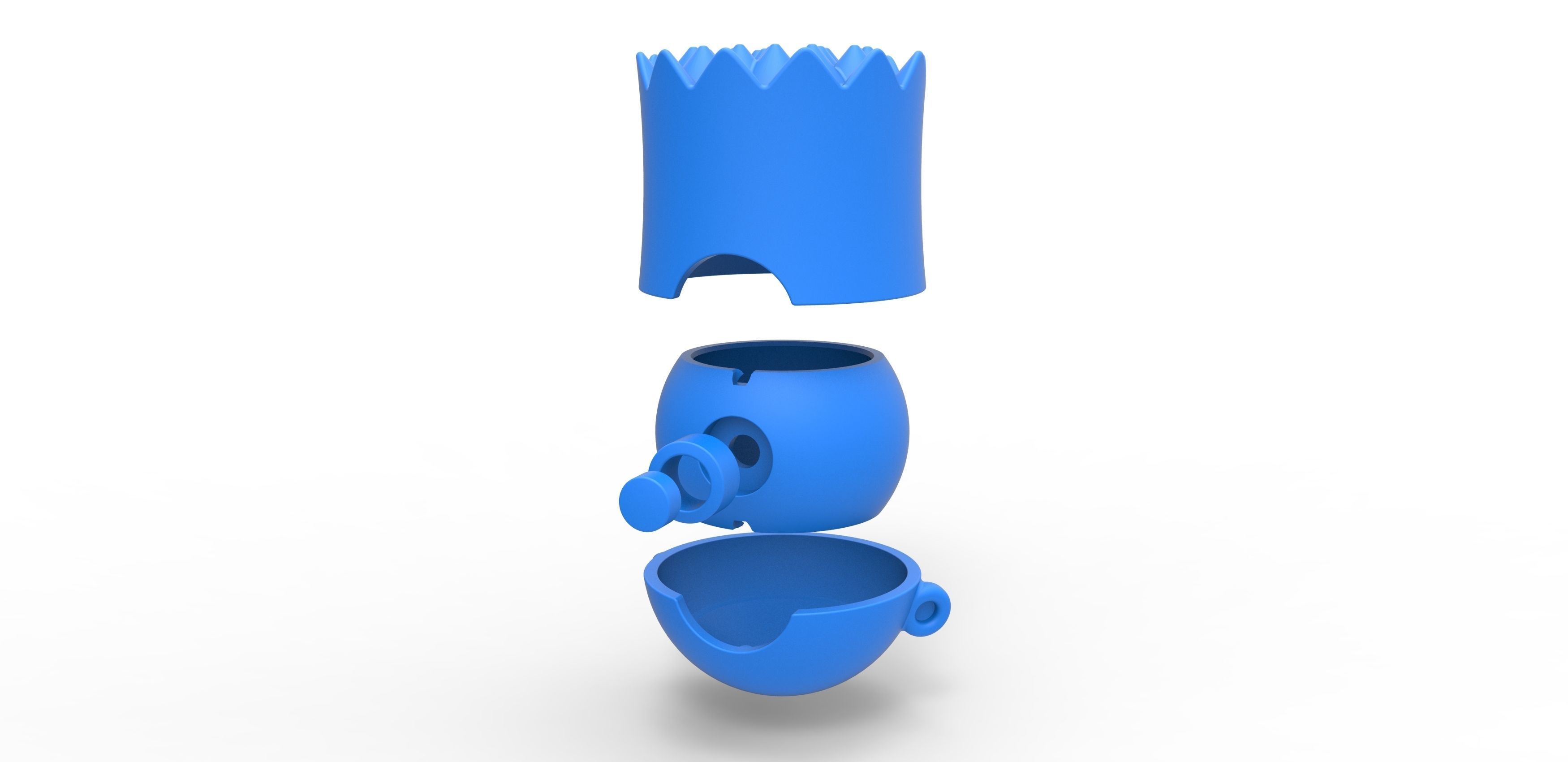 Bart Simpson orb 3D print model_18