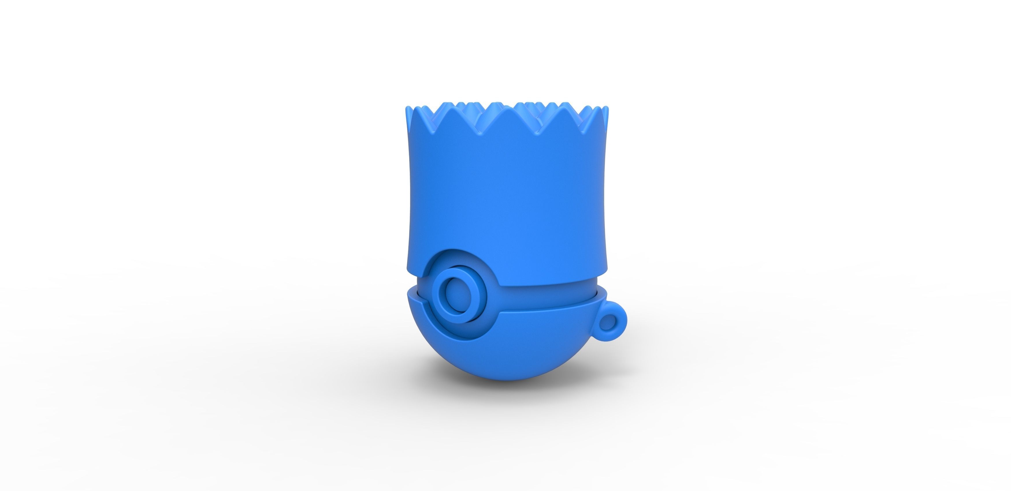 Bart Simpson orb 3D print model_8
