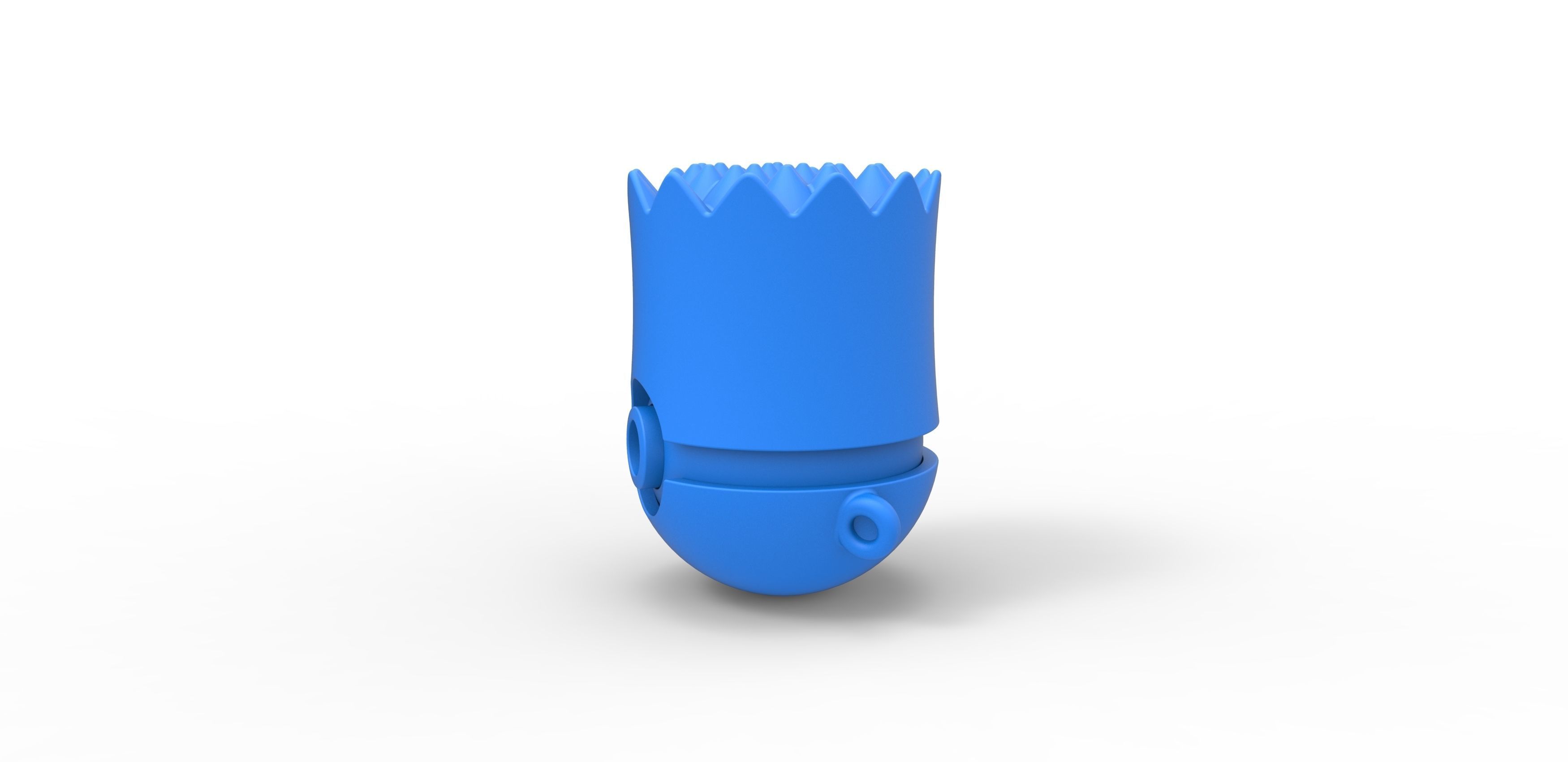 Bart Simpson orb 3D print model_13