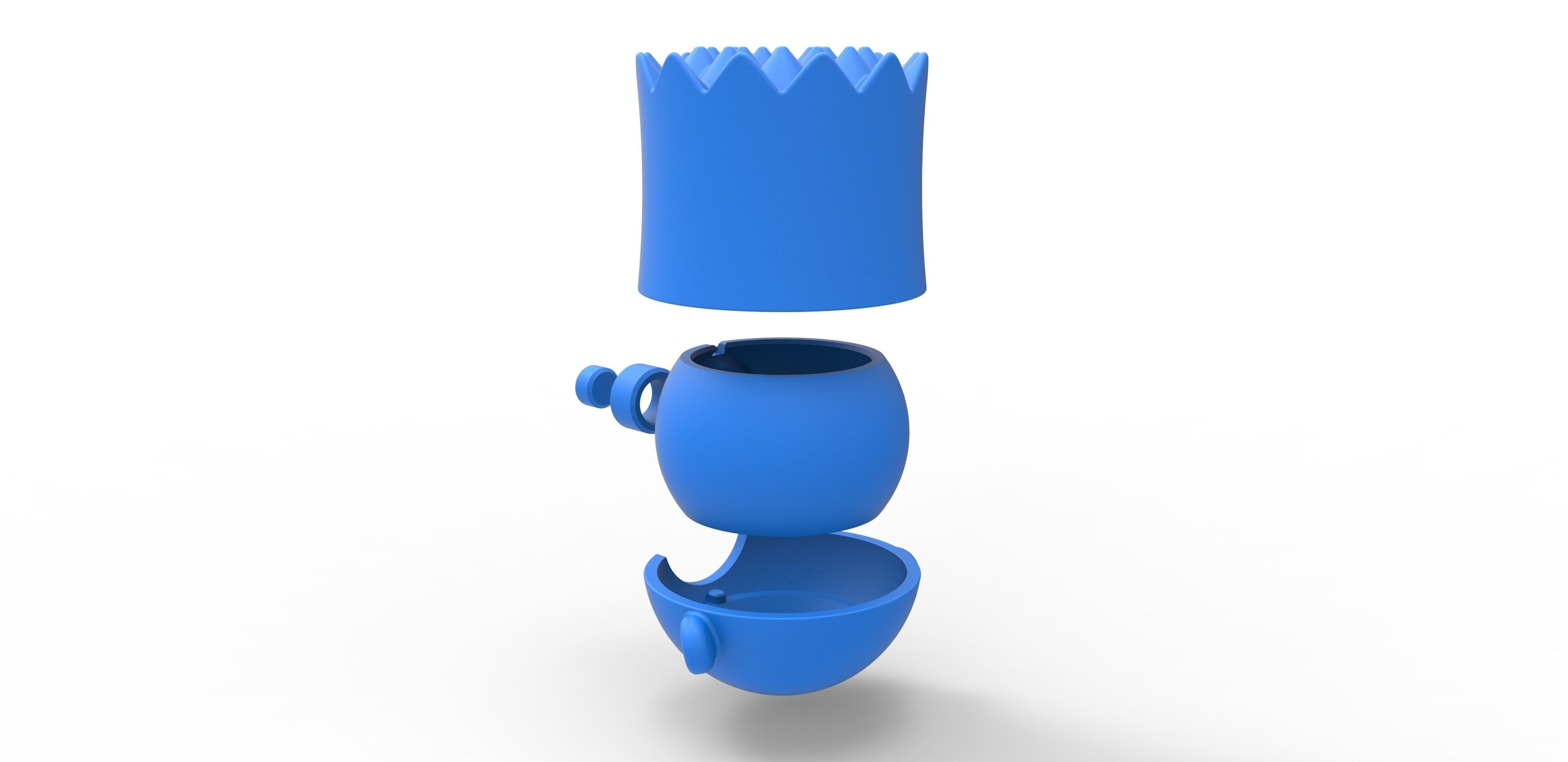 Bart Simpson orb 3D print model_20