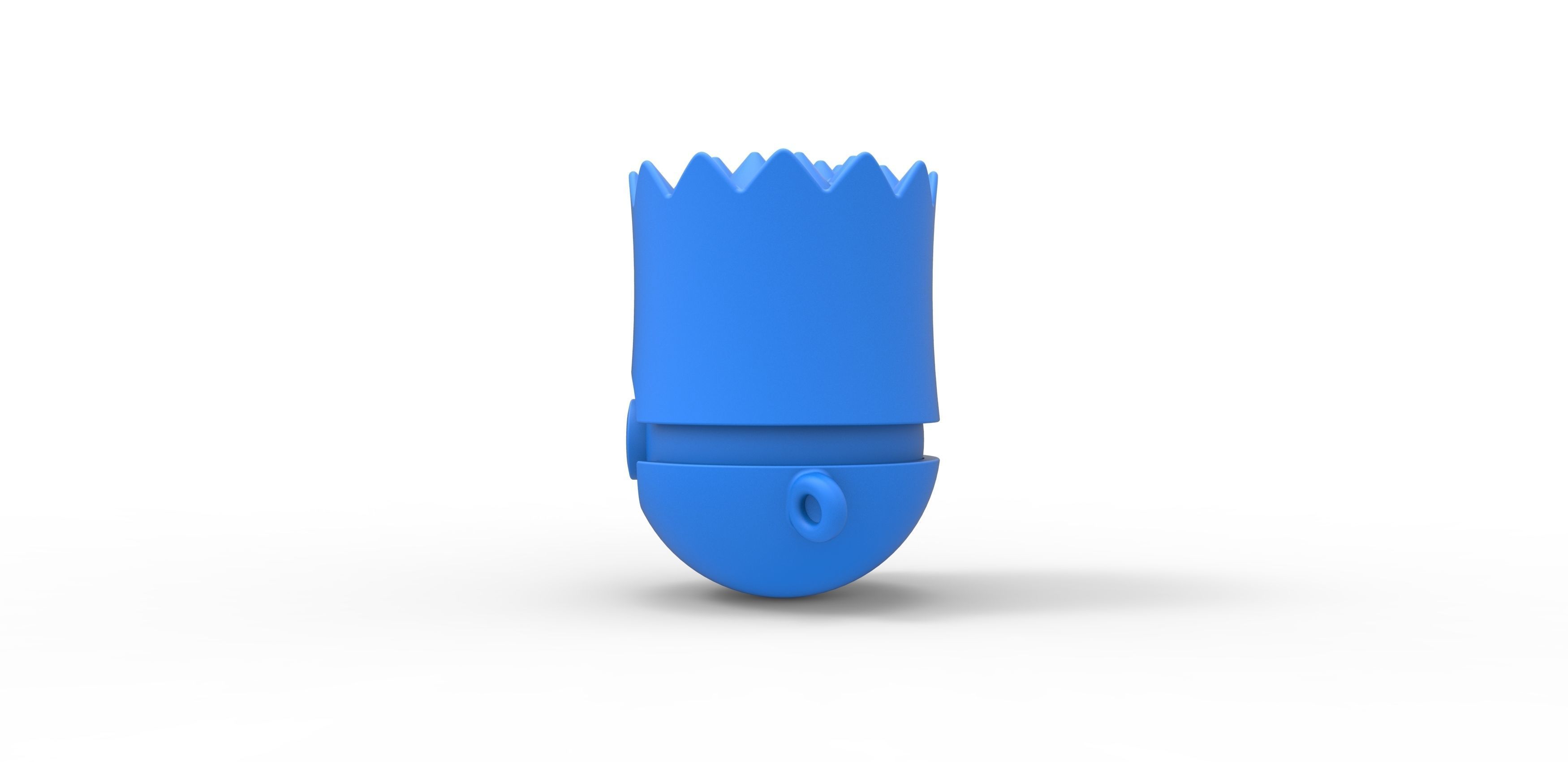 Bart Simpson orb 3D print model_14