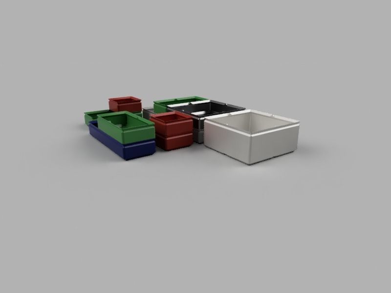 Organizer Boxes 3D print model_20