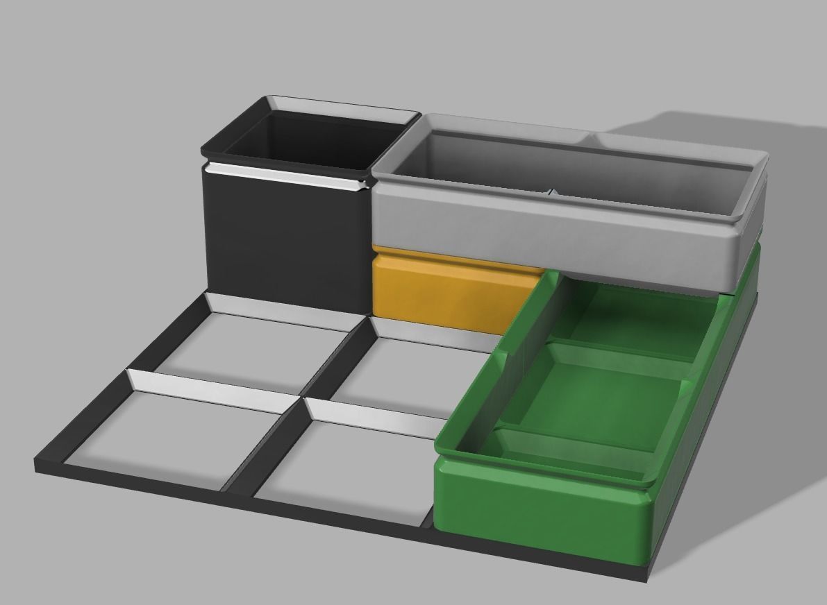 Organizer Boxes 3D print model_3