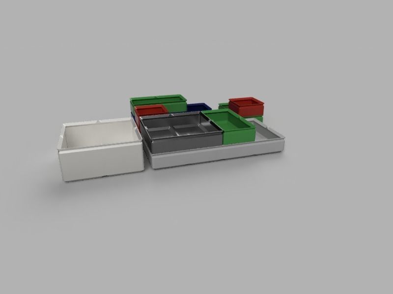 Organizer Boxes 3D print model_21