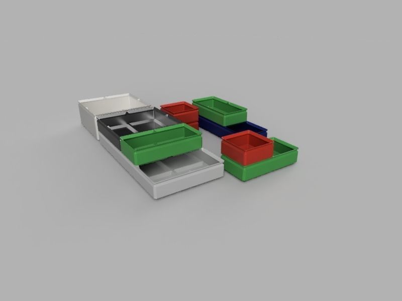 Organizer Boxes 3D print model_18