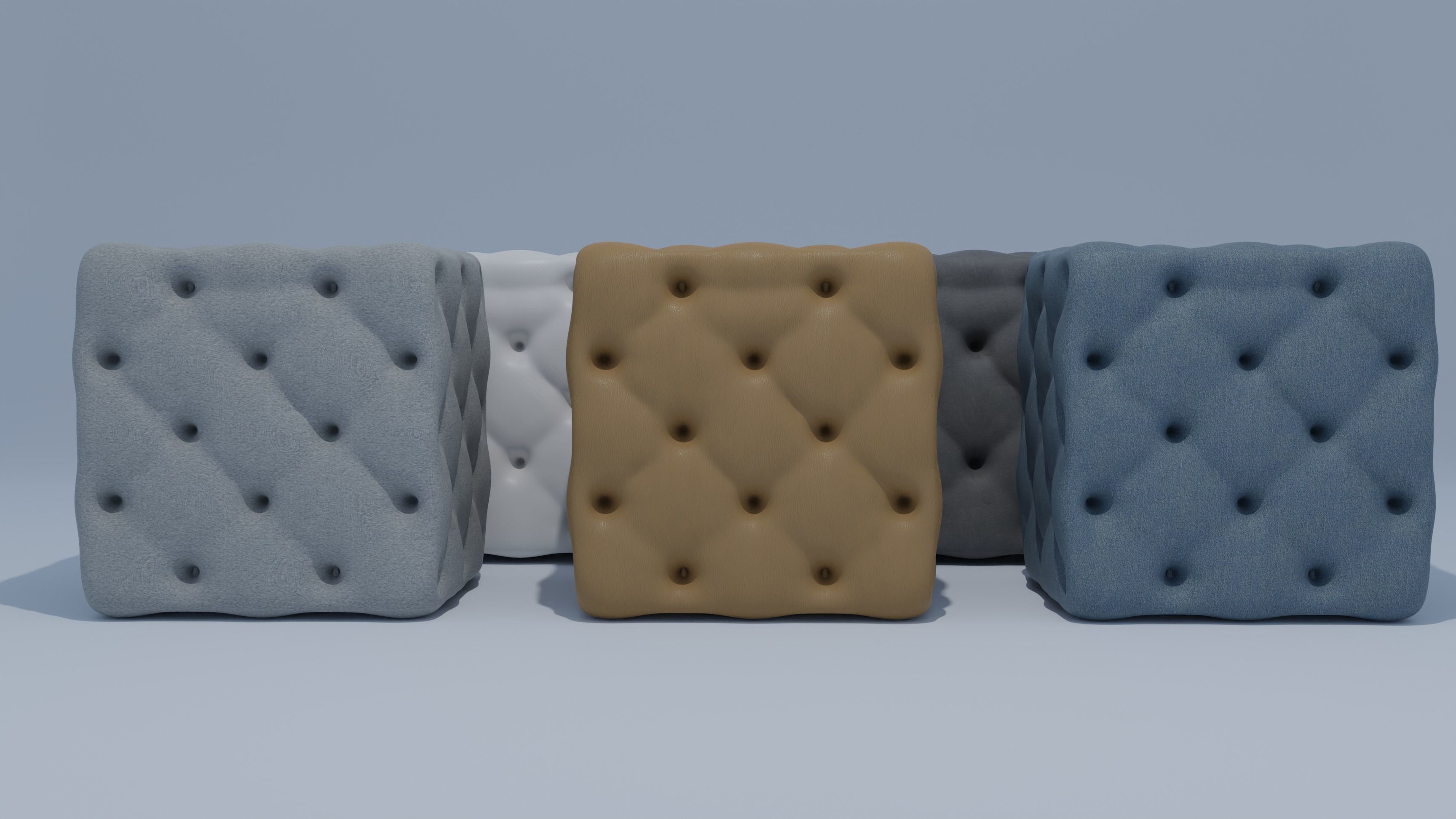 Mini Sofa Chair 3D model_3