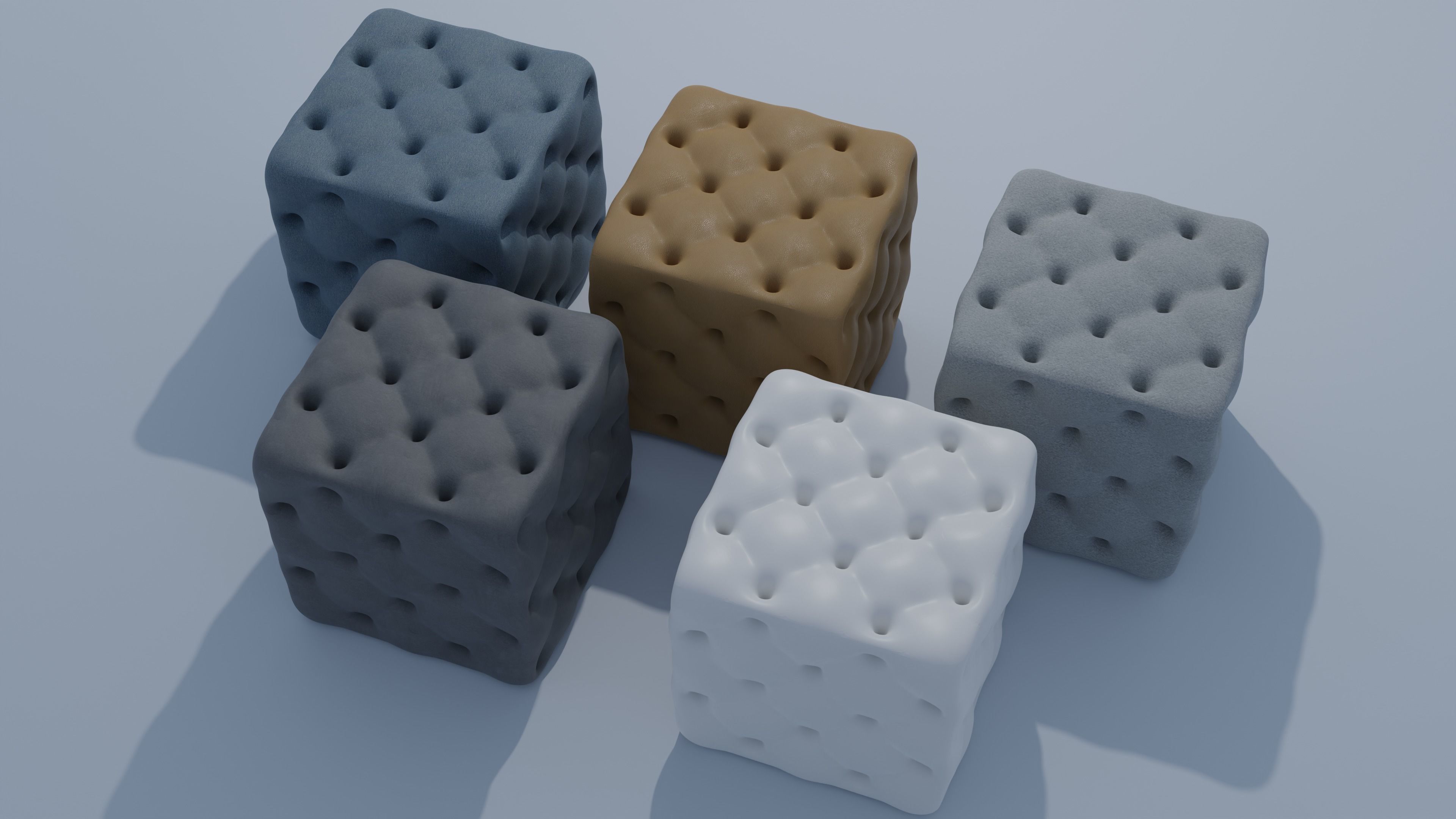 Mini Sofa Chair 3D model_1