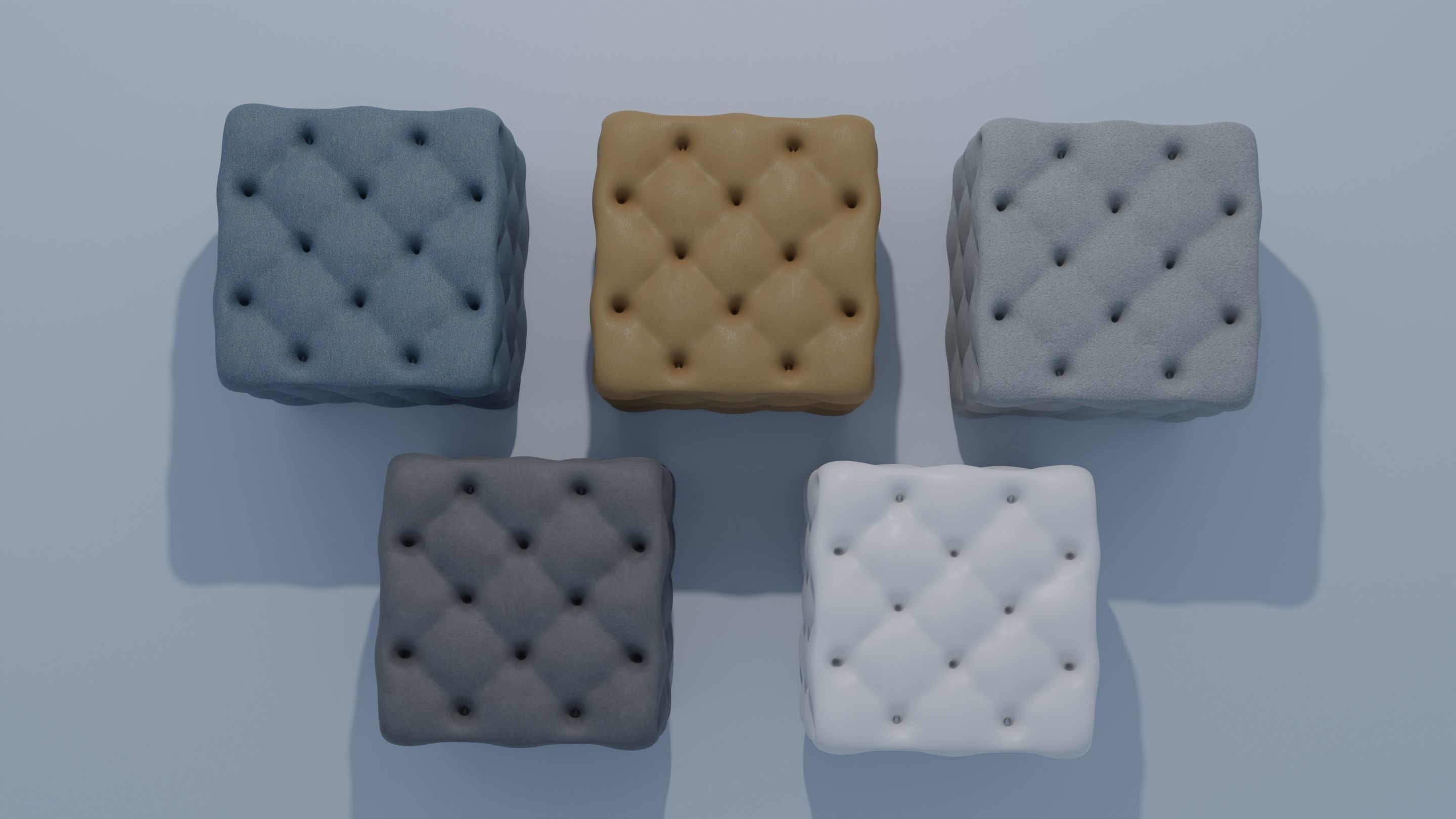 Mini Sofa Chair 3D model_2