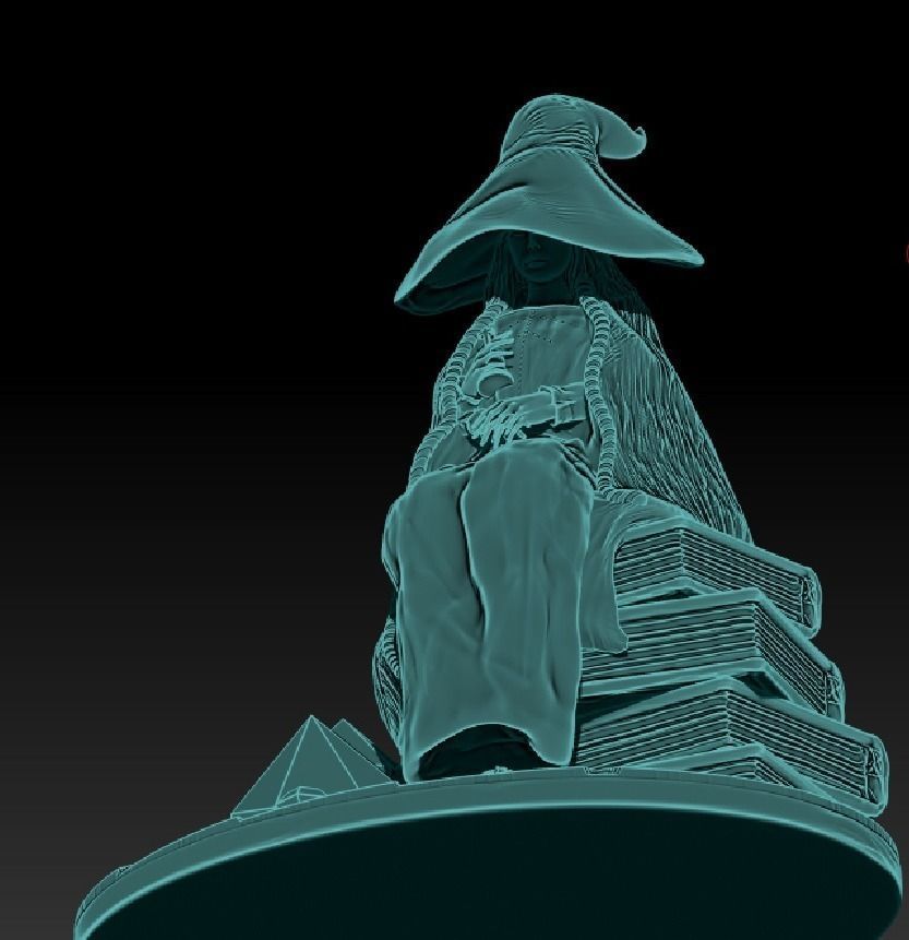Ranni wizard on table 3D print model_1