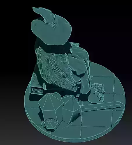 Ranni wizard on table 3D print model
