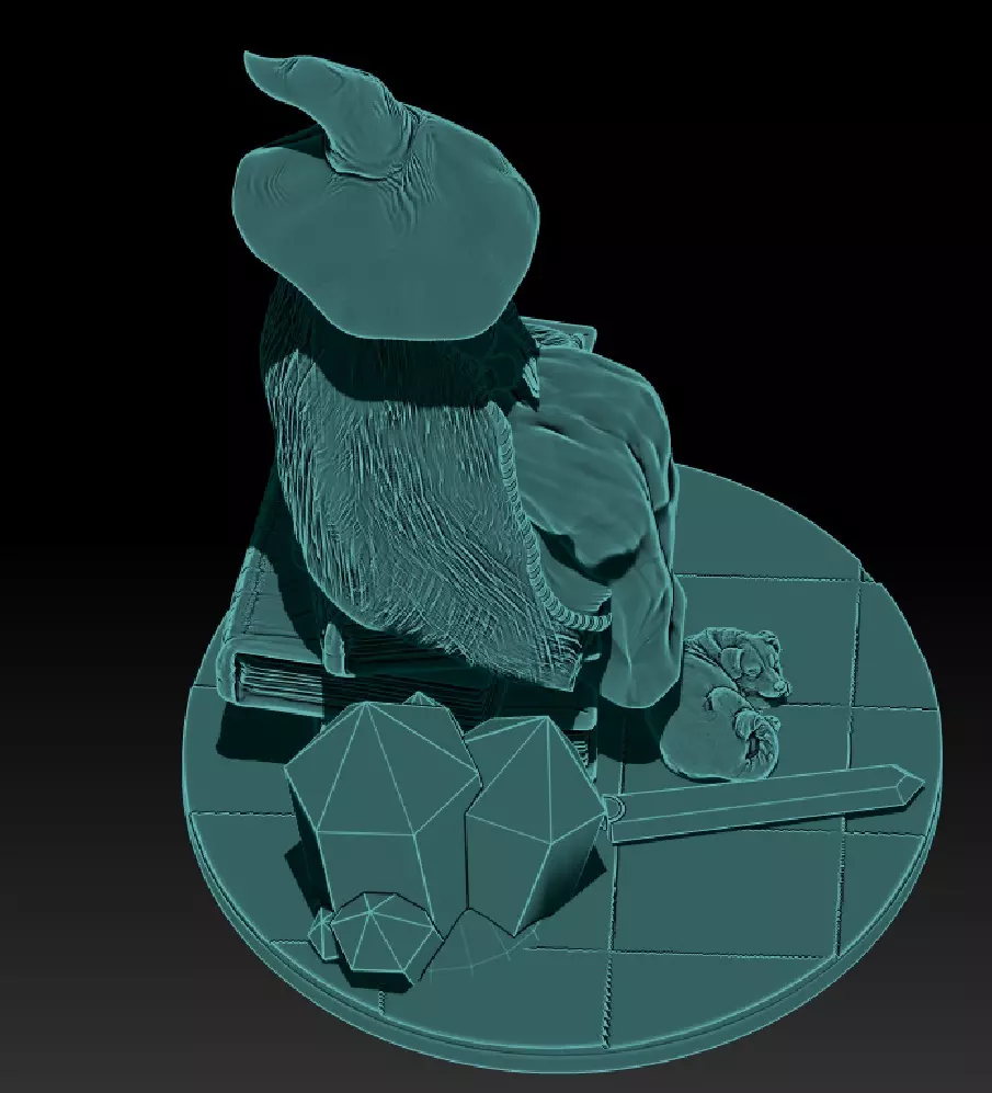 Ranni wizard on table 3D print model_0