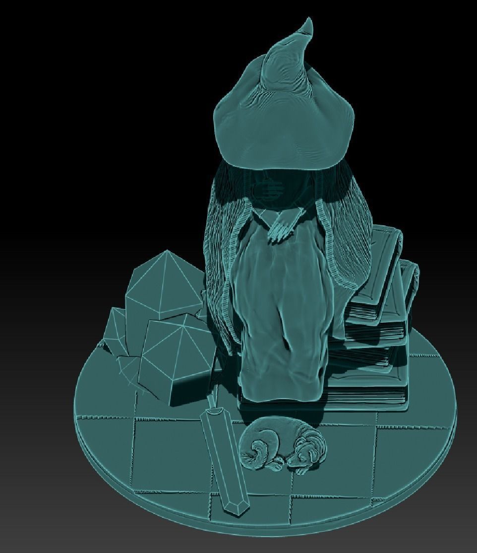 Ranni wizard on table 3D print model_3