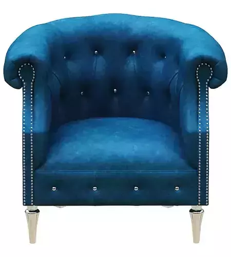 Armchair velvet club chair