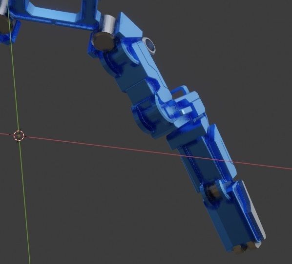 mech robot Low-poly 3D model_24