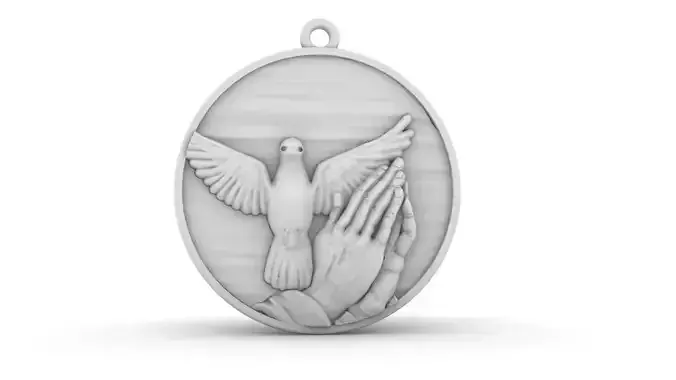 Holy Spirit - Chrism Dove - Espirito Santo Crisma 3D print model
