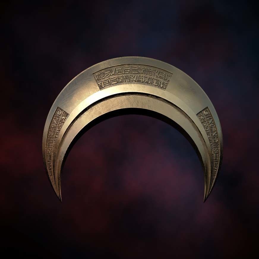 Fan Art Moon Knight Crescent  3D print model_3