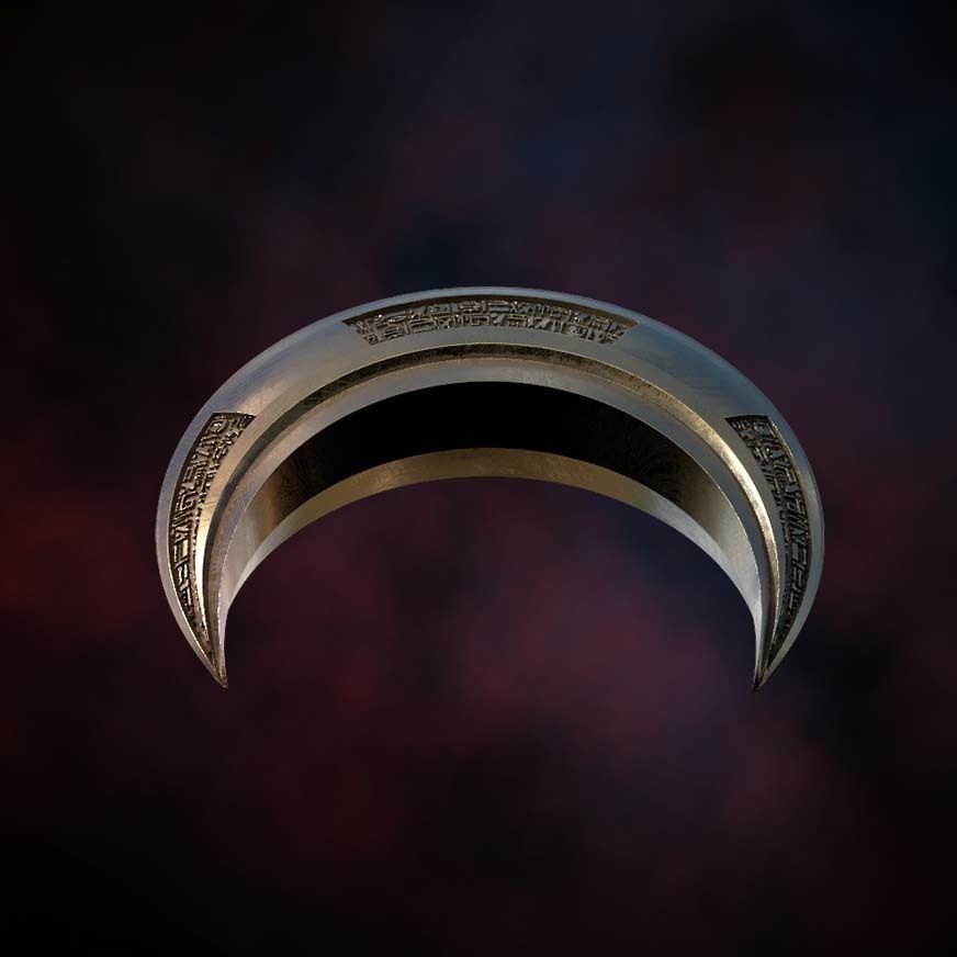 Fan Art Moon Knight Crescent  3D print model_6