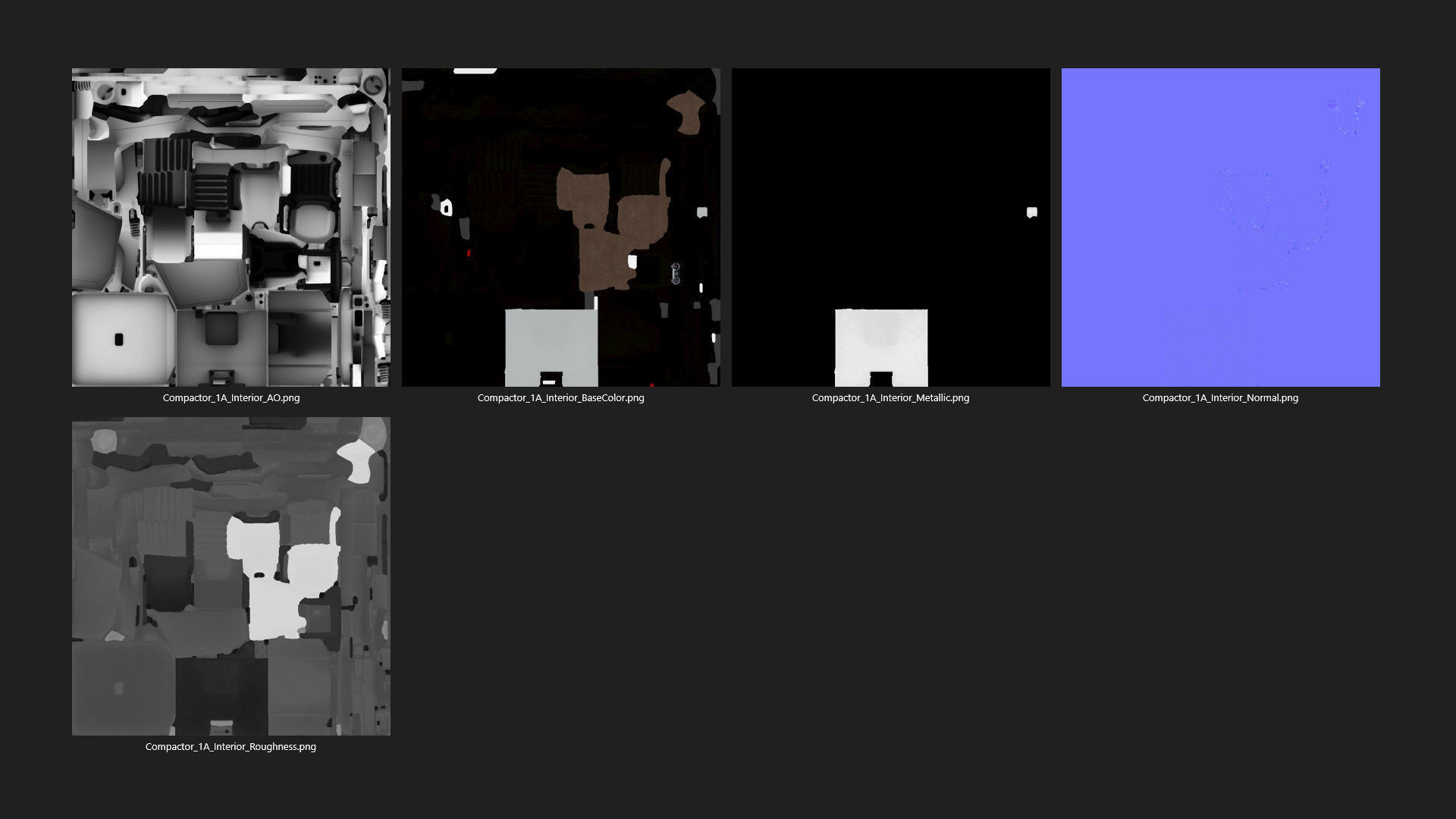 Compactor 1A Low-poly 3D model_20