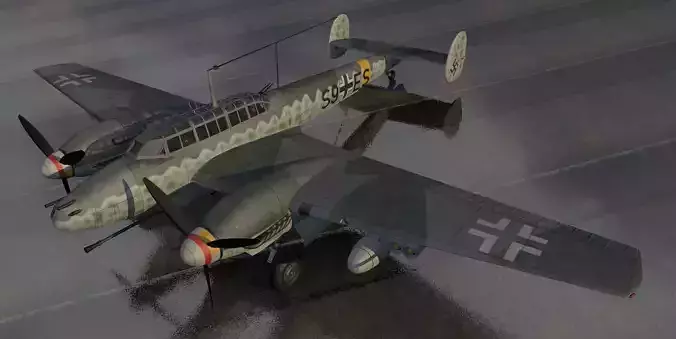 Messerschmitt Bf-110 G-2 R-4 Zerstorer