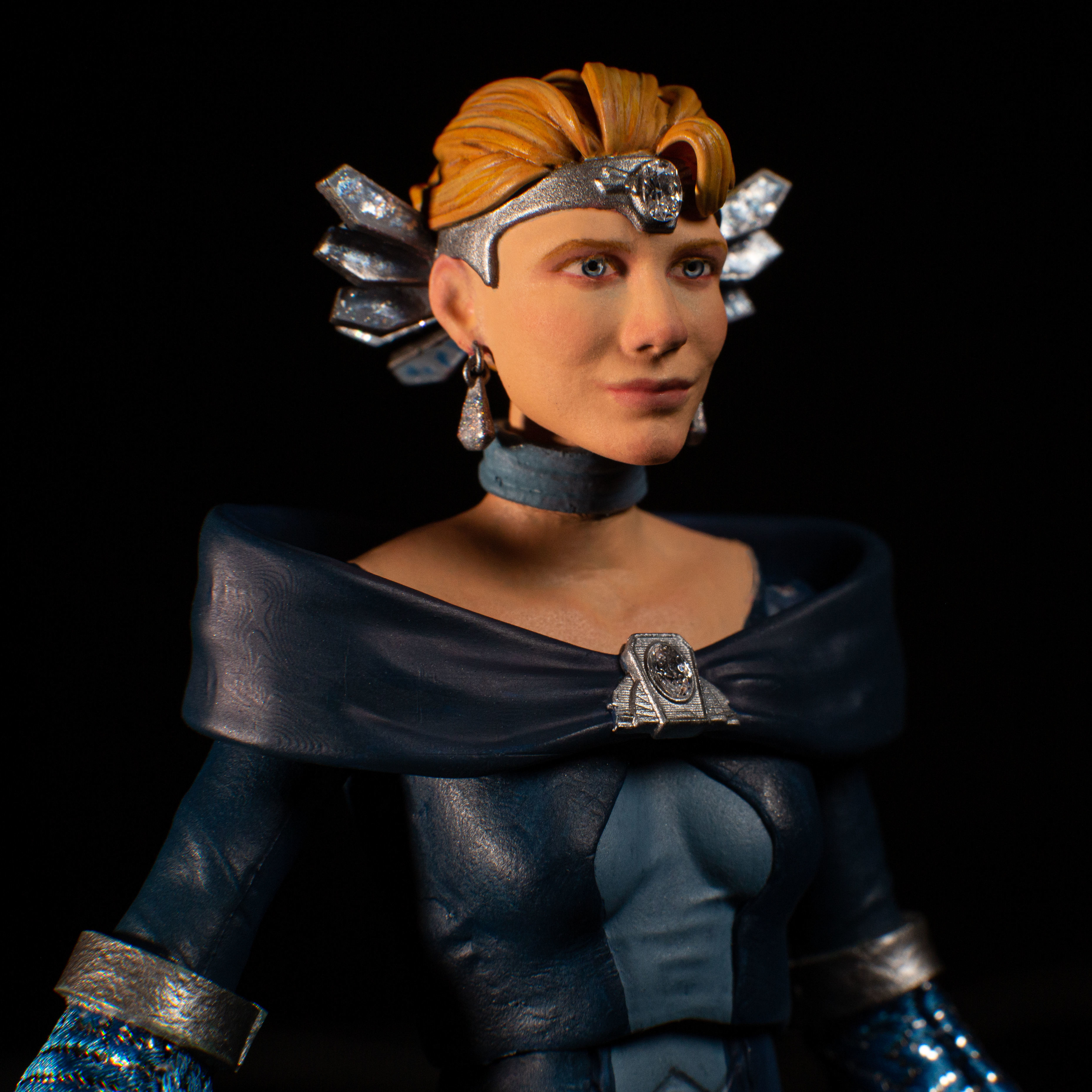 Satine Kryze Head Sculpt 3D print model_7