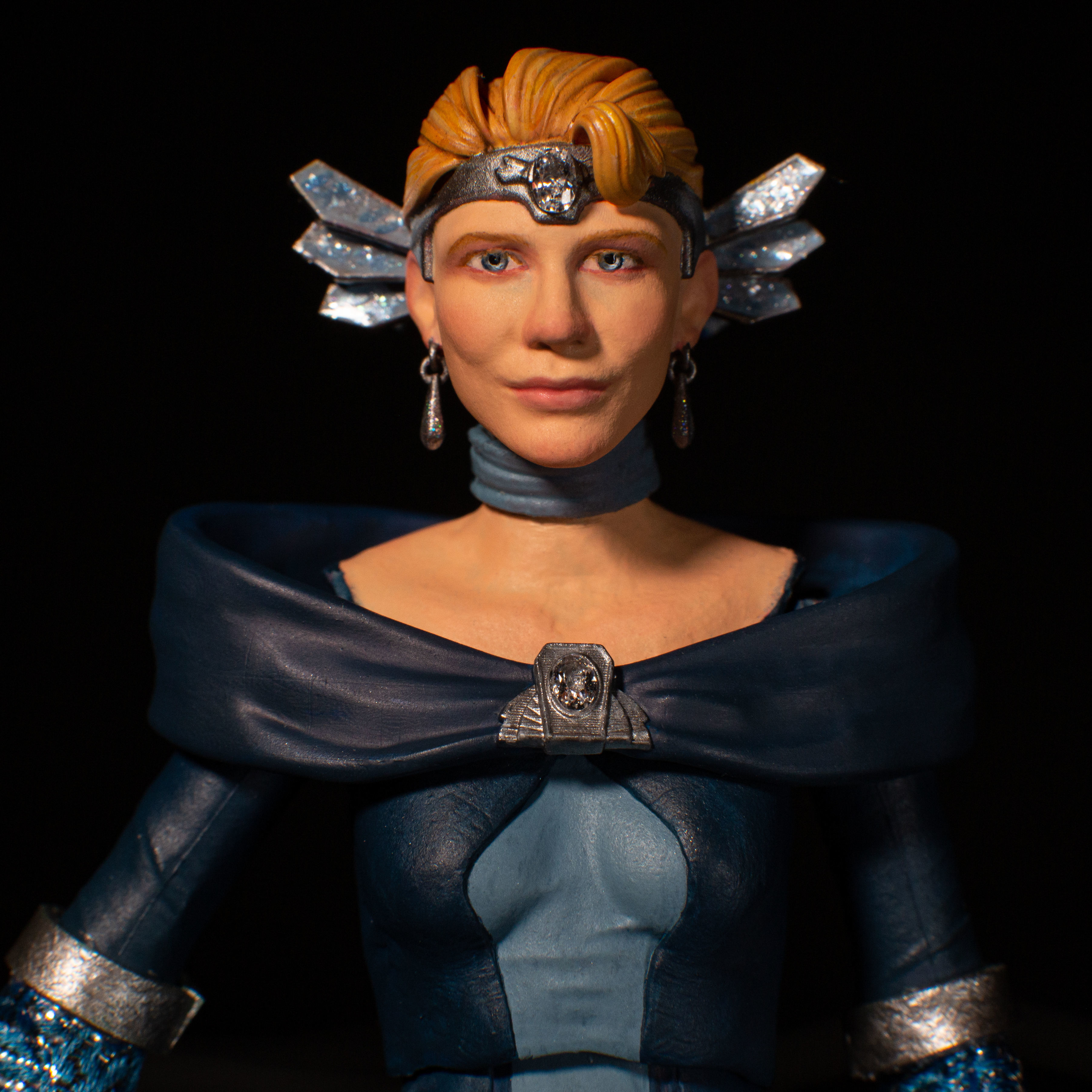 Satine Kryze Head Sculpt 3D print model_5
