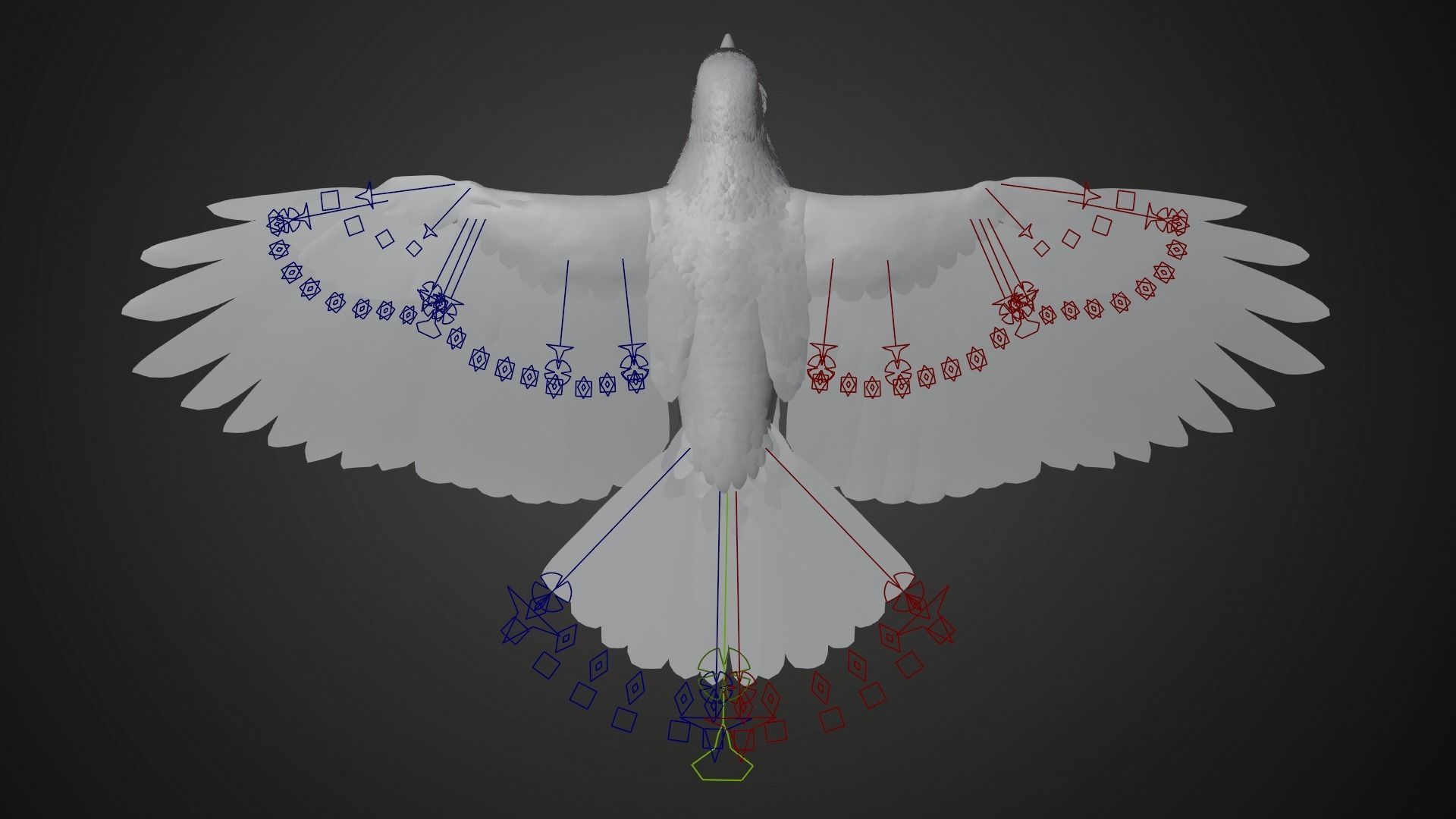 Carrion Crow Animated VFX Grace 3D model_26