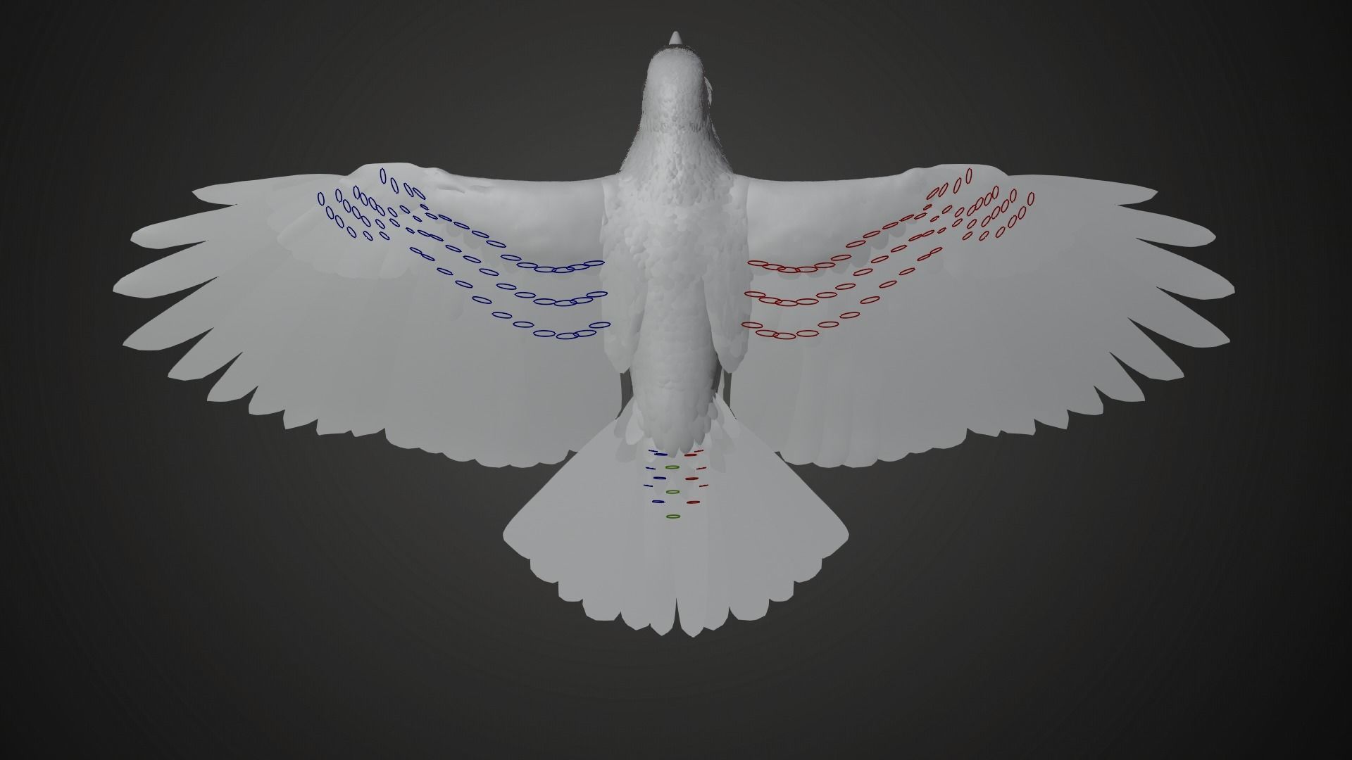 Carrion Crow Animated VFX Grace 3D model_31