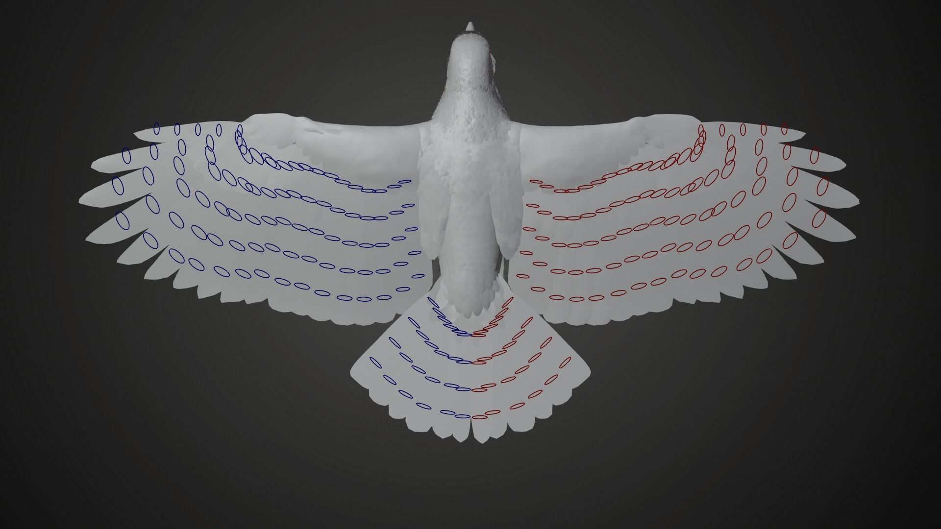 Carrion Crow Animated VFX Grace 3D model_29