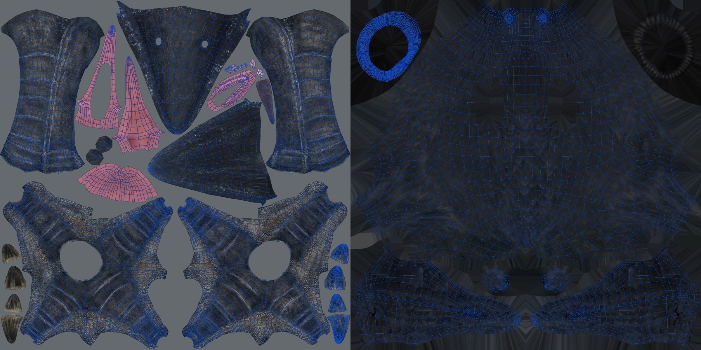 Carrion Crow Animated VFX Grace 3D model_52