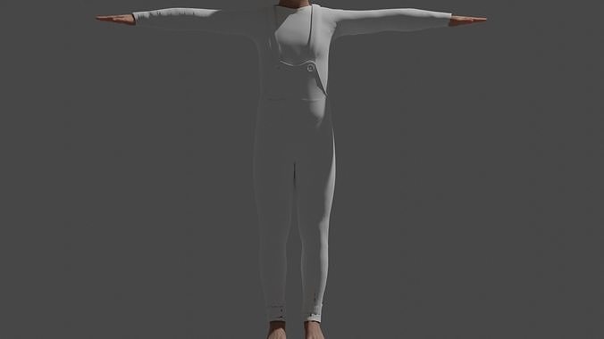 Child Dreass Low-poly 3D model