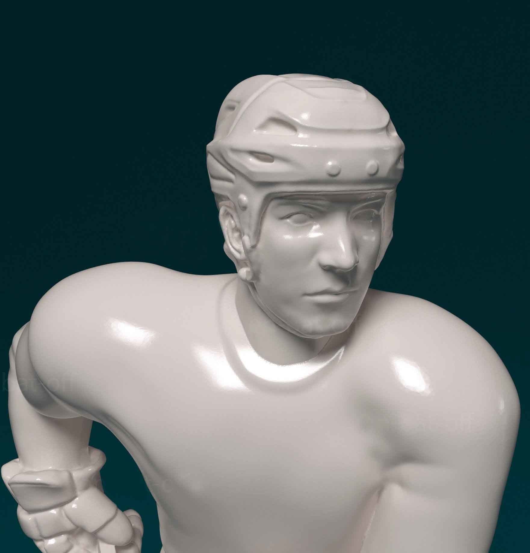 Ice hockey player 3D print model_6