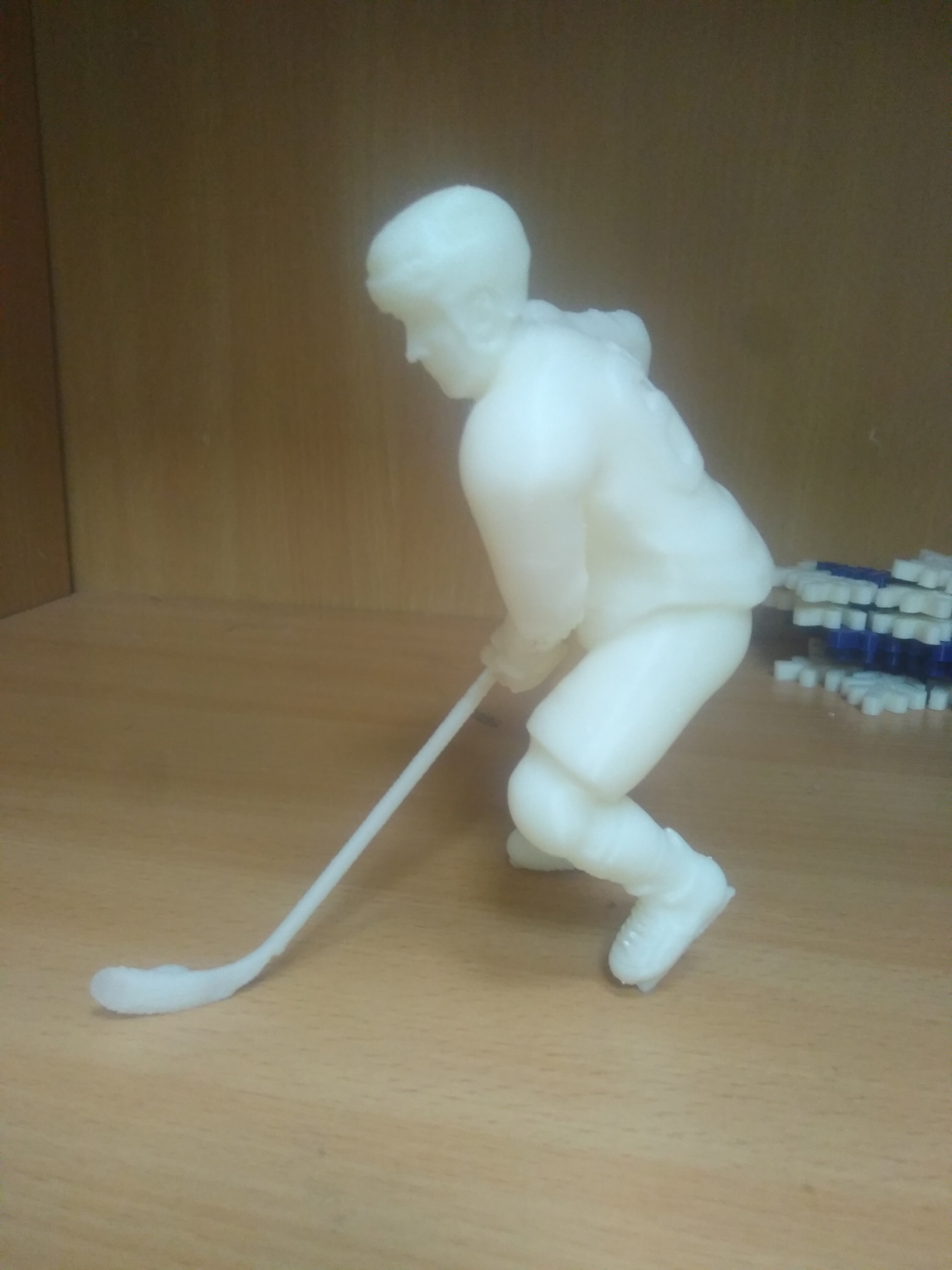 Ice hockey player 3D print model_14