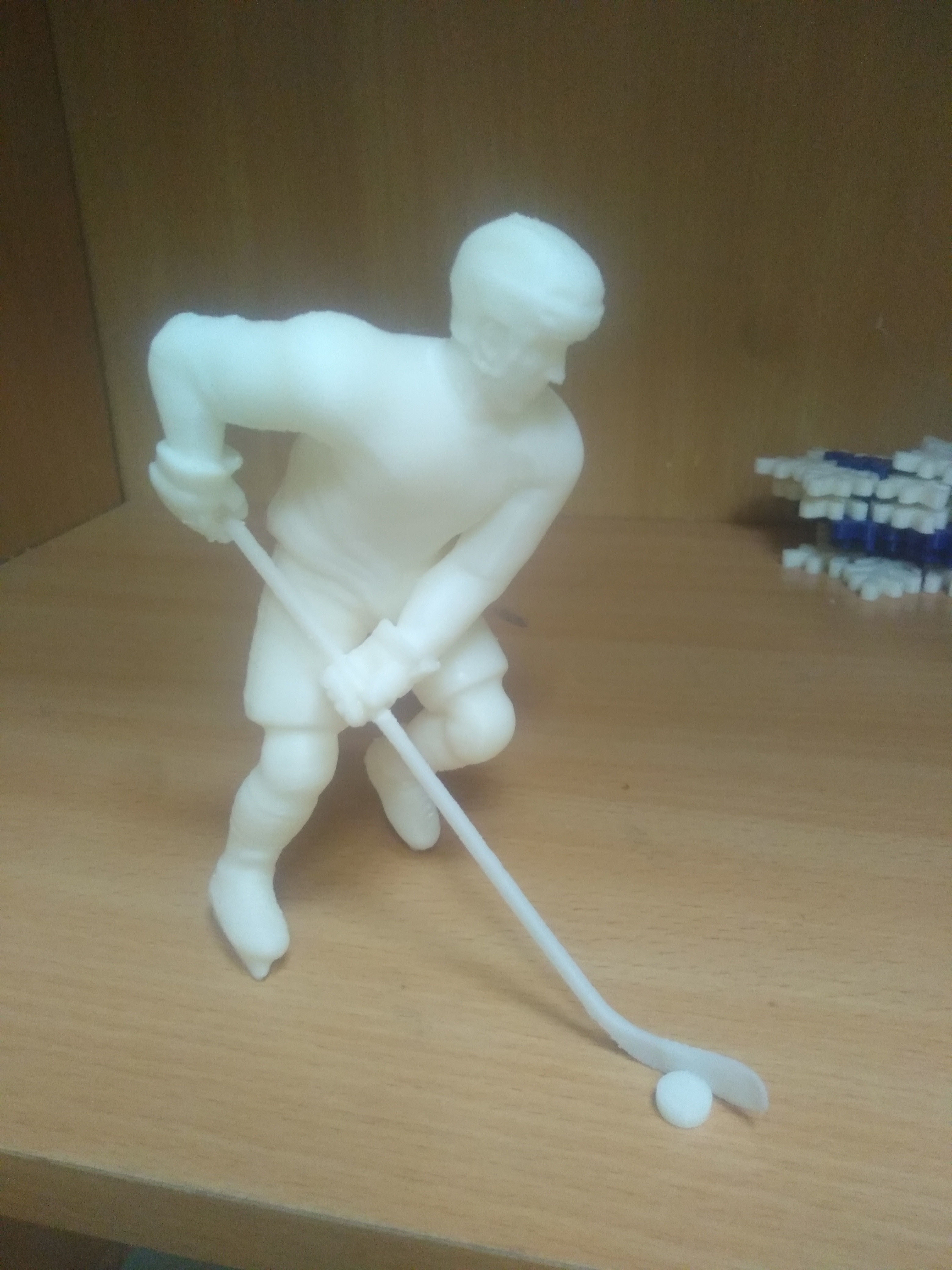 Ice hockey player 3D print model_12